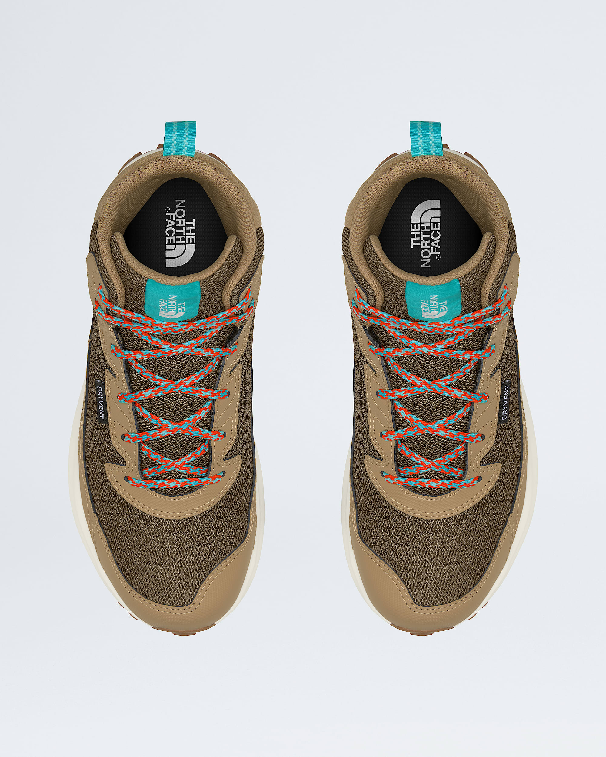 Youth Fastpack Hiker Mid Waterproof Boots TNF DETAILINSTEP