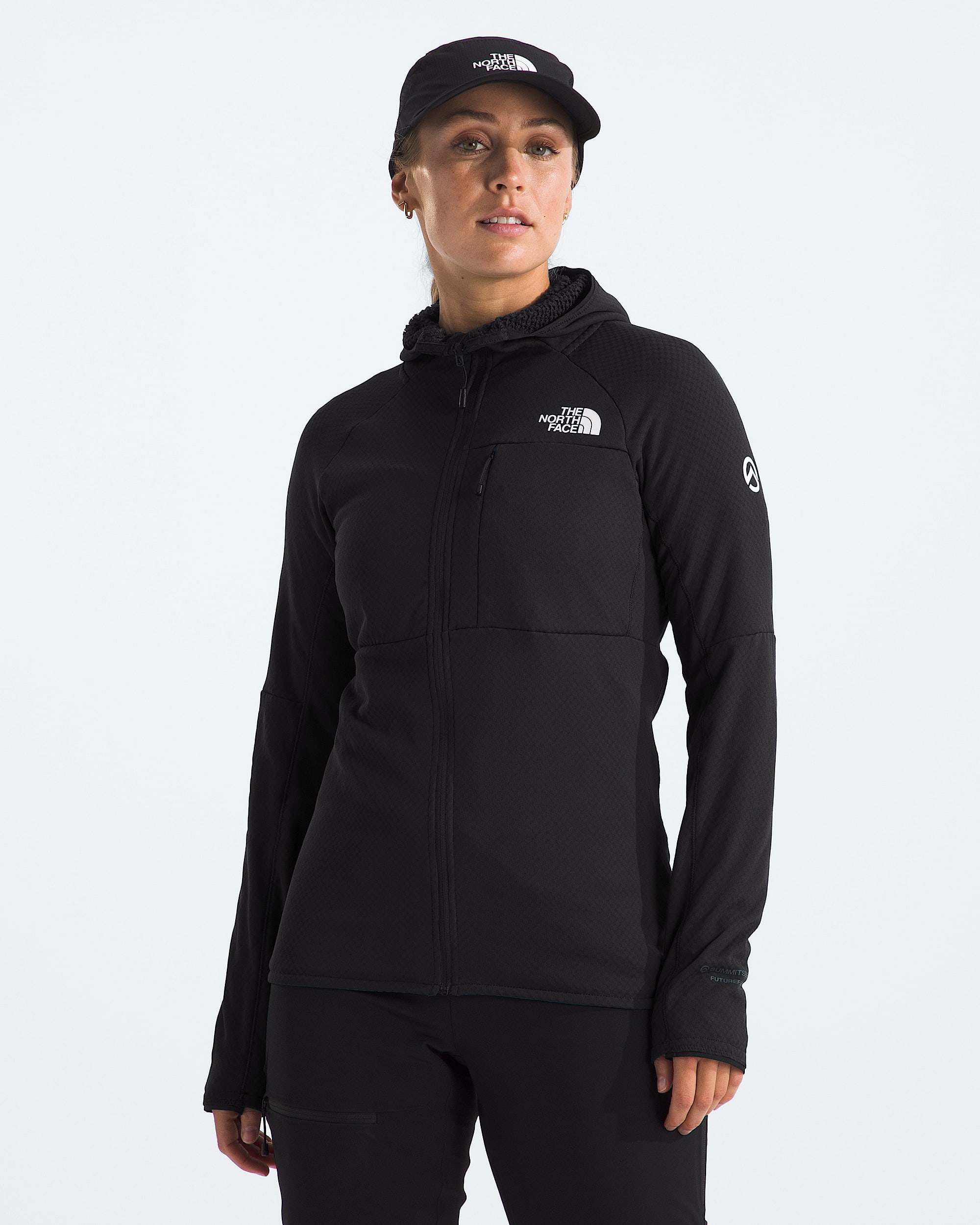 Womens Summit Series FUTUREFLEECE FullZip Hoodie TNF Main