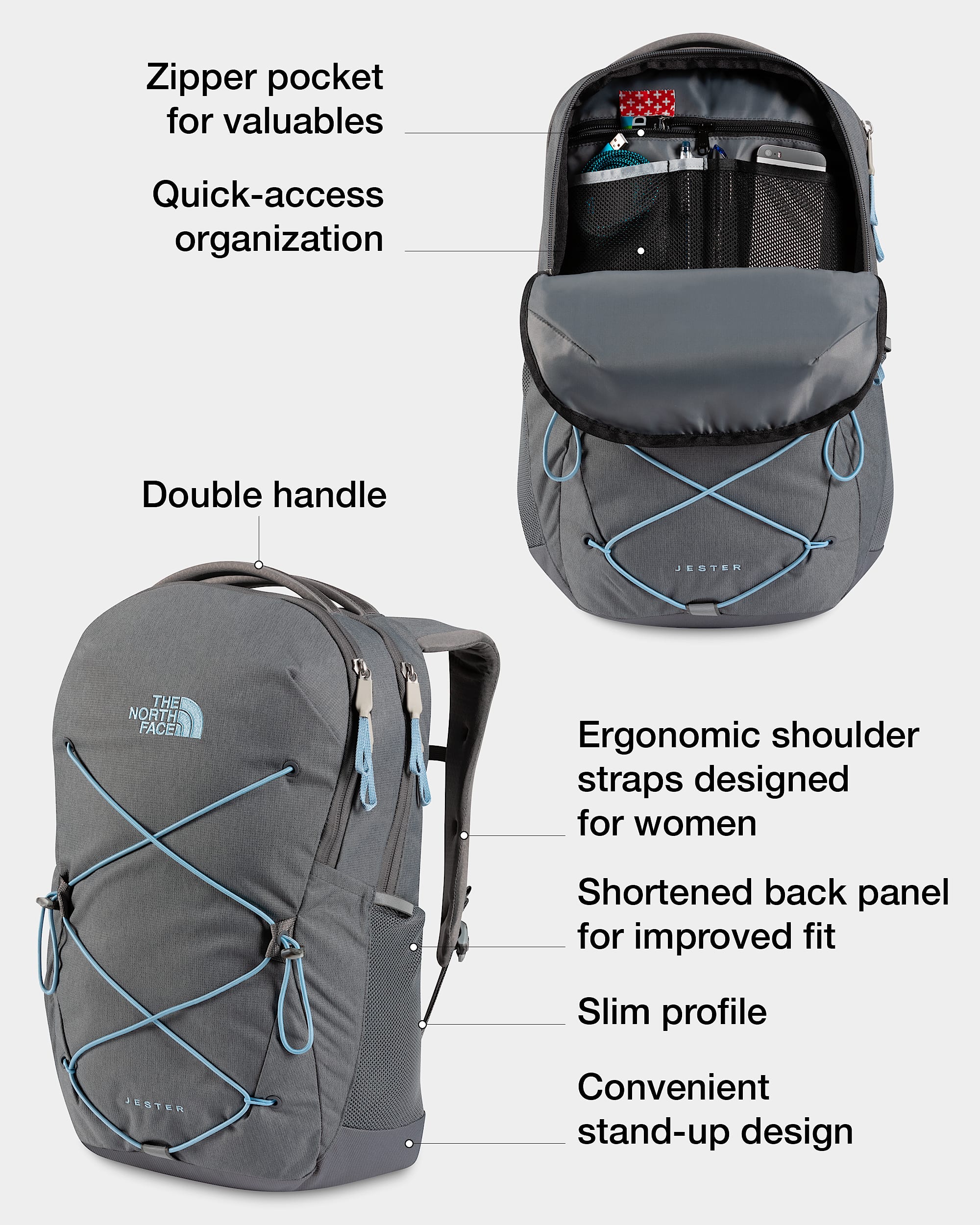 Womens Jester Backpack  27L TNF ALT5