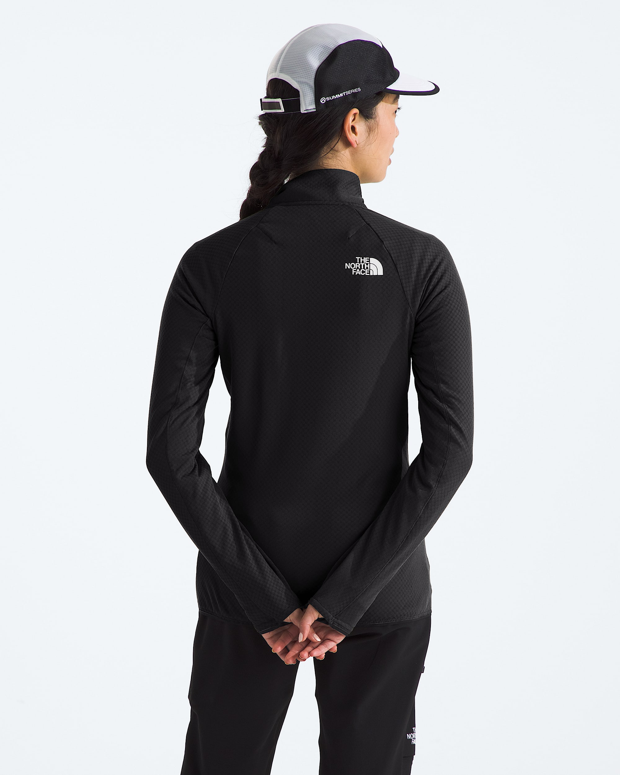 Womens Summit Series FUTUREFLEECE LT Zip TNF BACK