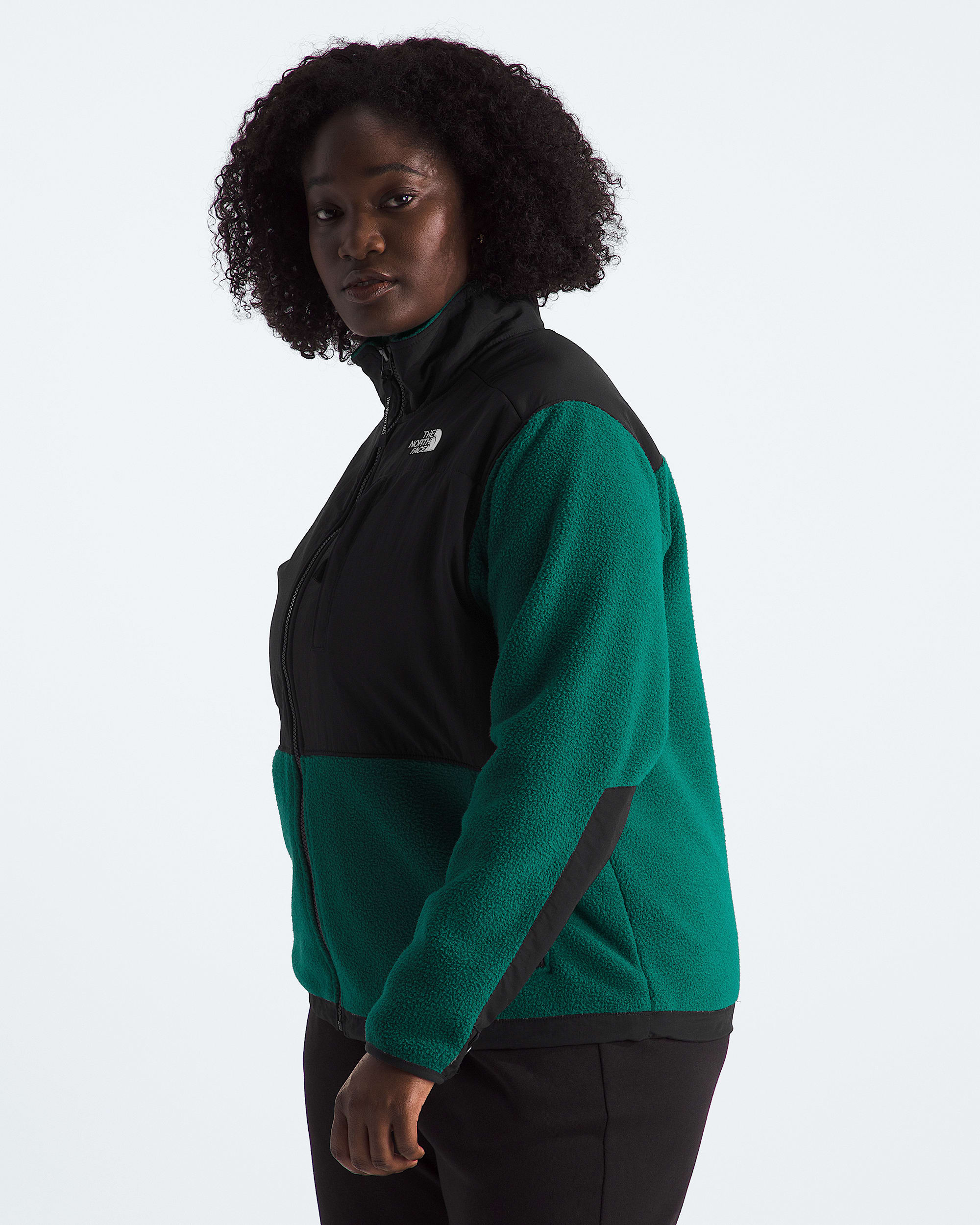 Womens Plus Retro Denali Jacket TNF MODEL34