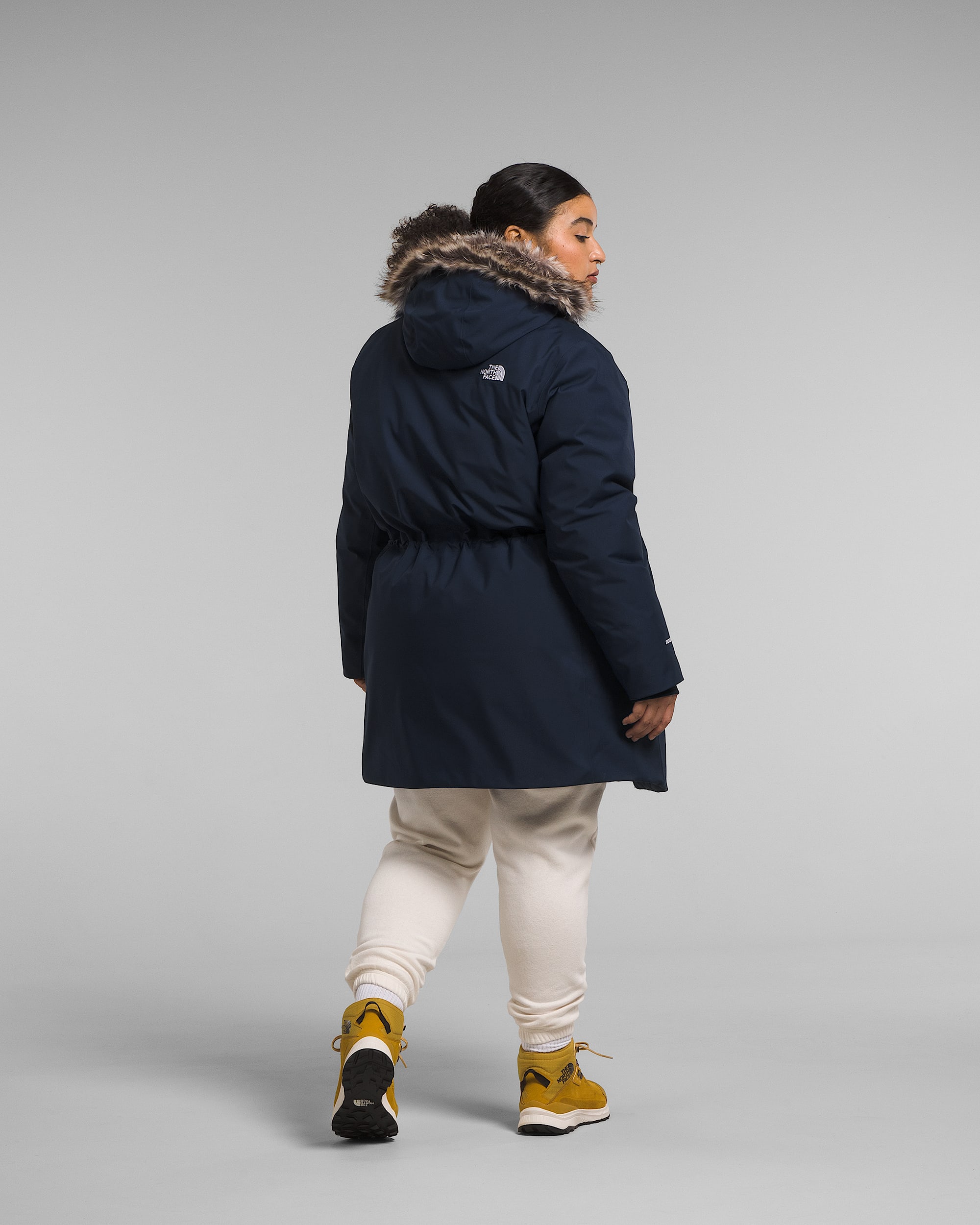 Womens Plus Arctic Parka TNF BACK