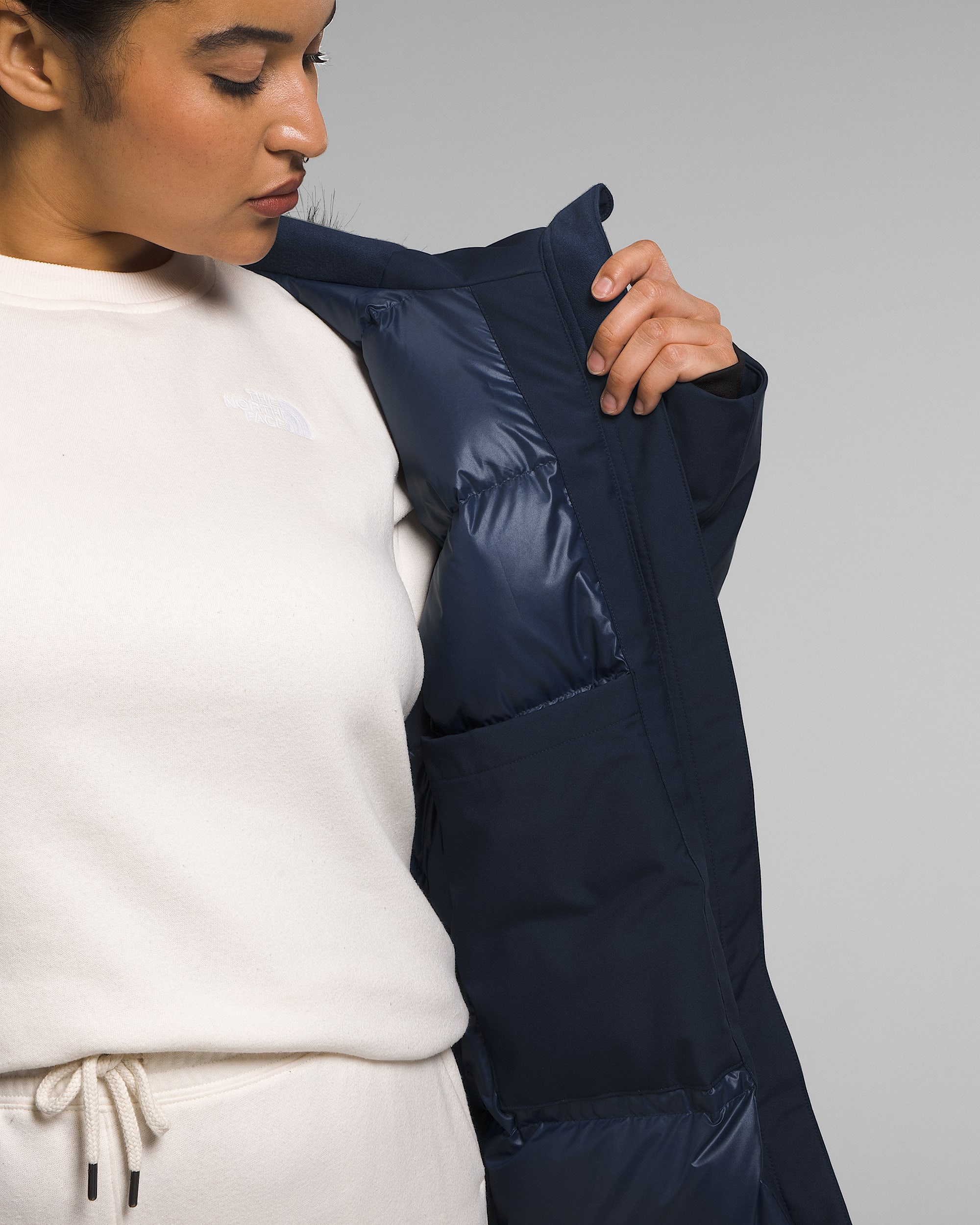 Womens Plus Arctic Parka TNF INT