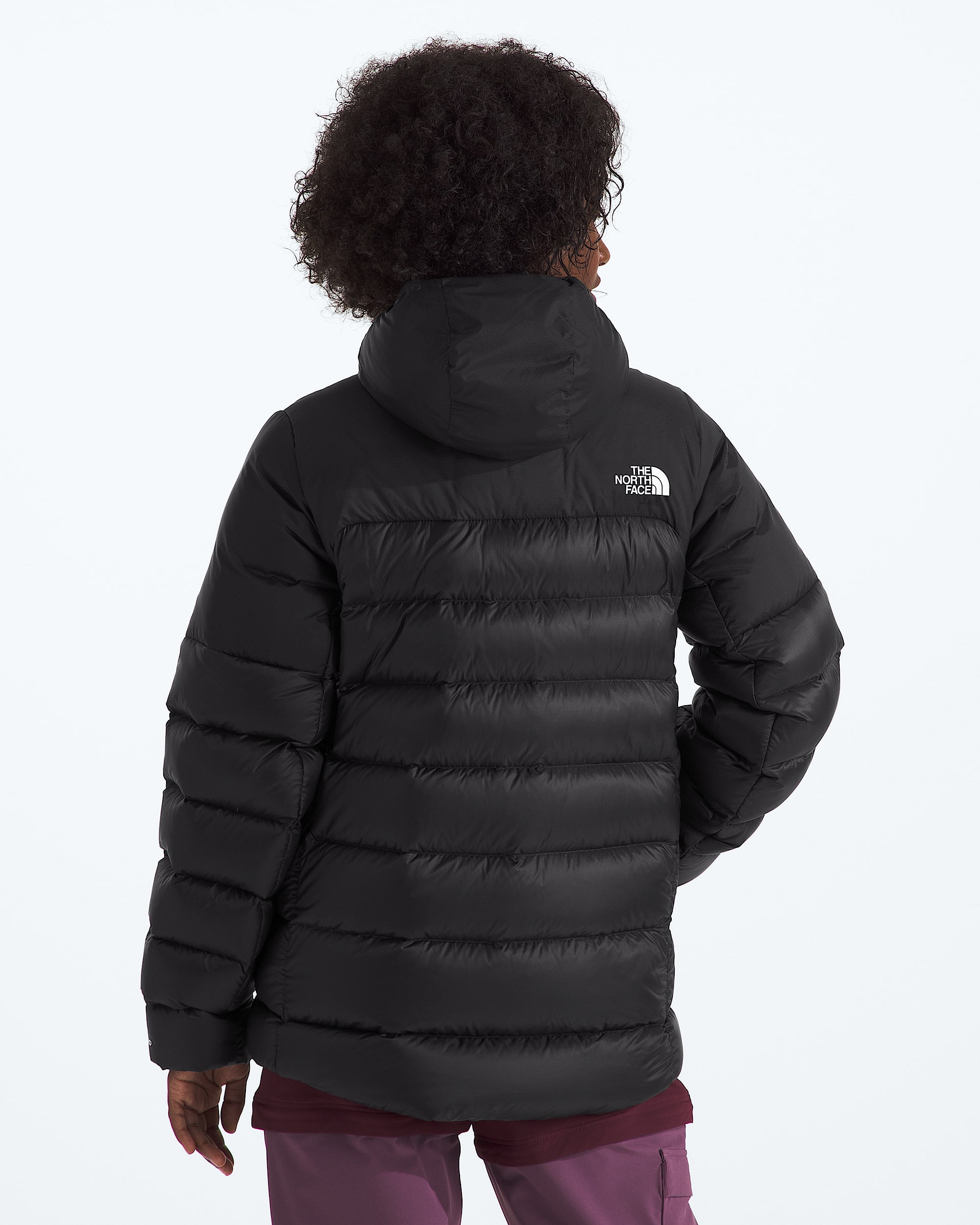 Womens Kalix Down Hoodie TNF BACK