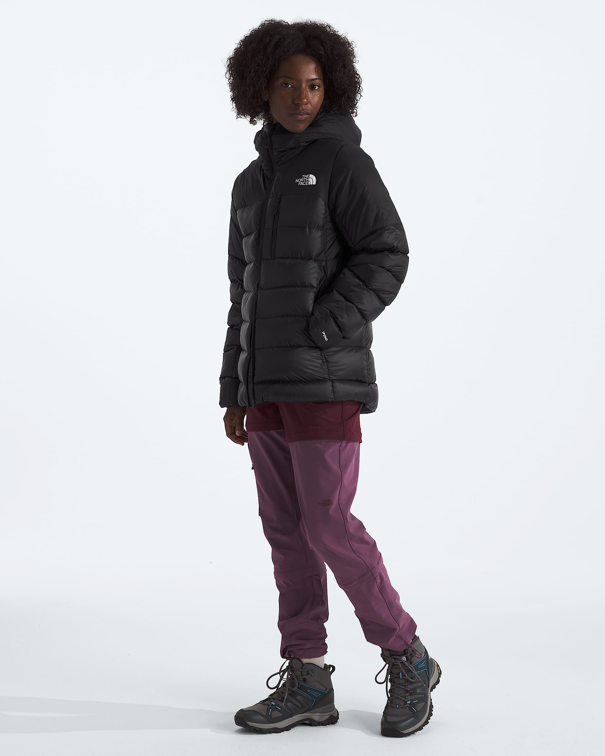 Womens Kalix Down Hoodie TNF HERO2