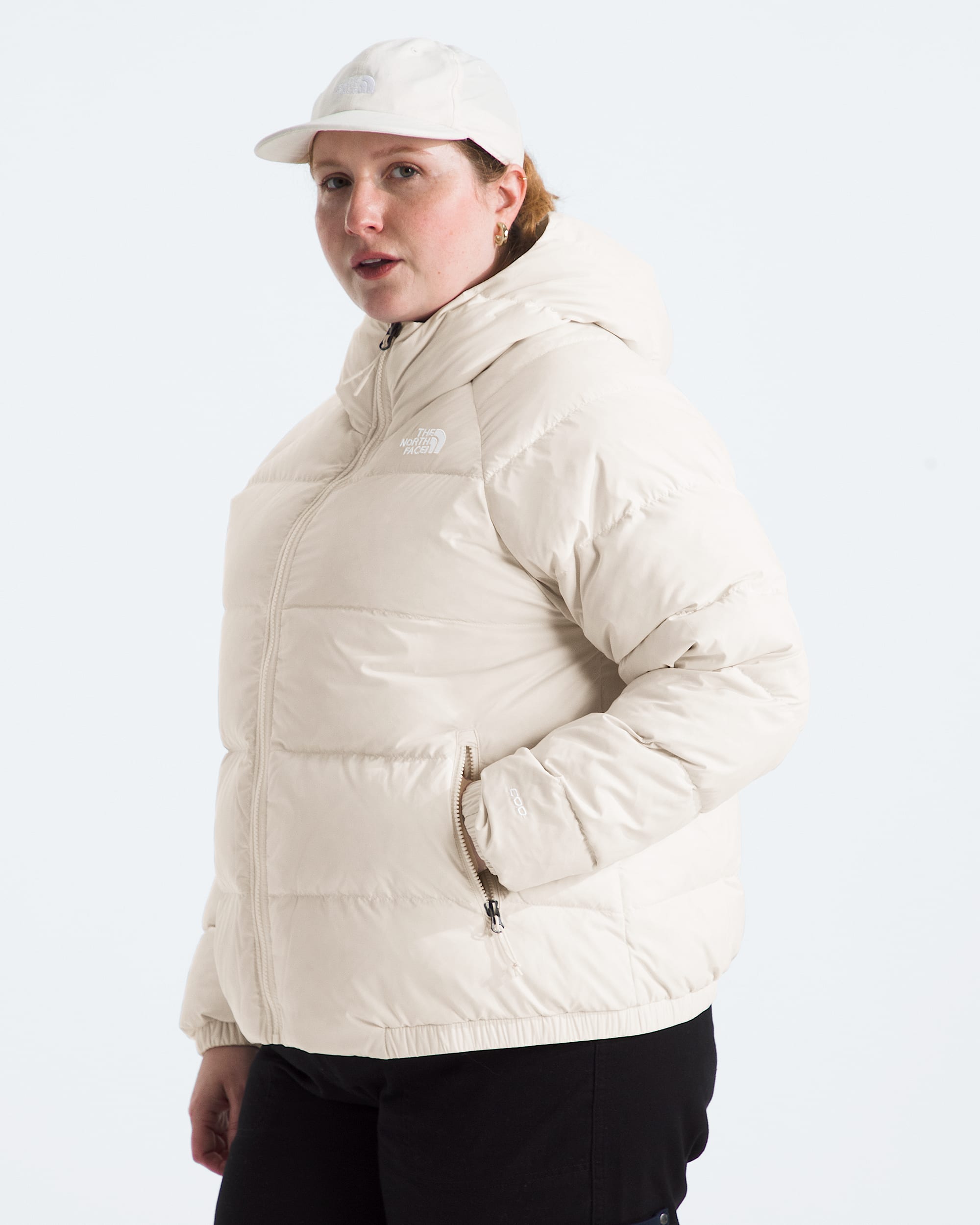 Womens Plus Hydrenalite Down Hoodie TNF MODEL34