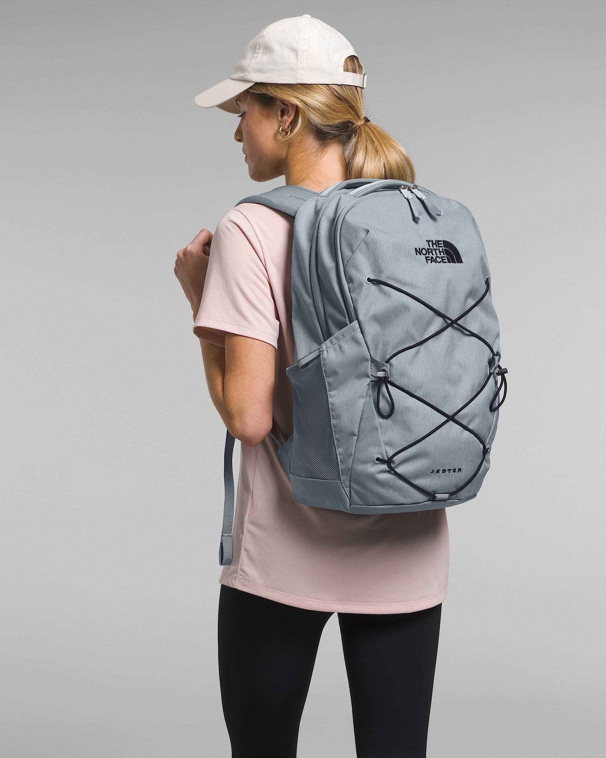 grey north face backpack The Borealis Meld Dark Heather/TNF Black sternum strap Michigan State North Face Stalwart