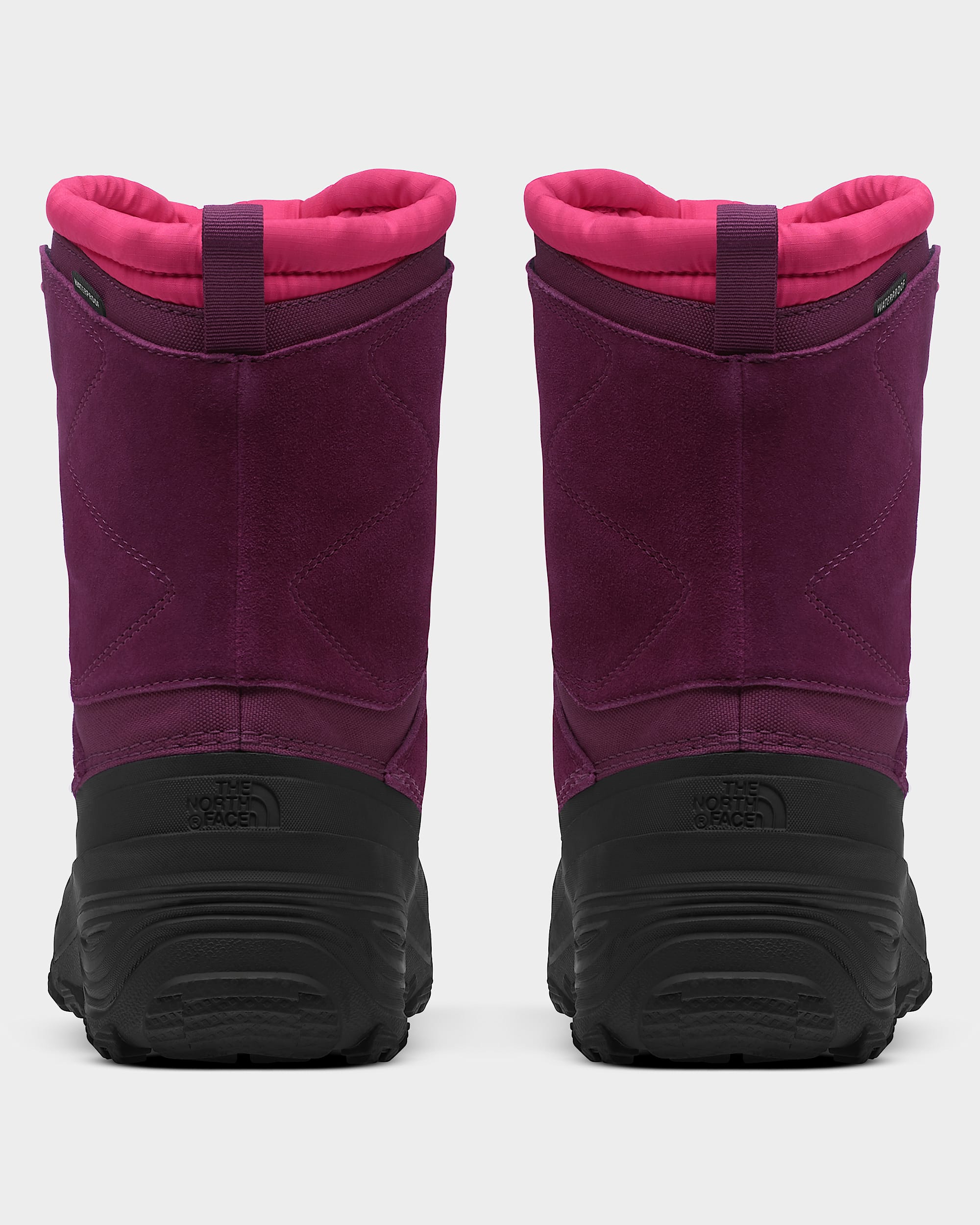 Bottes impermables Alpenglow V pour jeunes TNF BACK