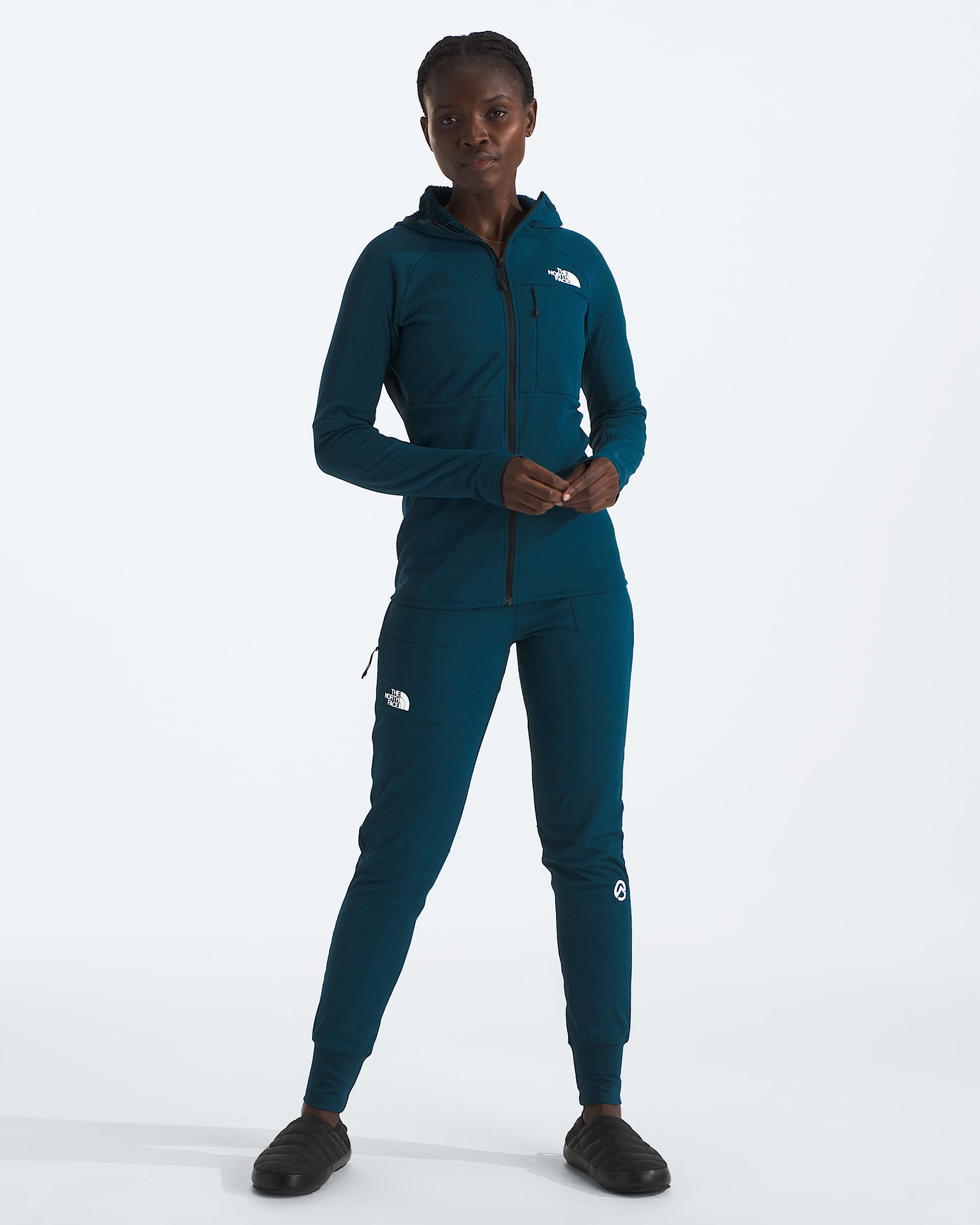 The North Face フード付き レディース スキーウェア 緑/青 Women's Summit Series FUTUREFLEECE™ Full-Zip Hoodie | The North Face