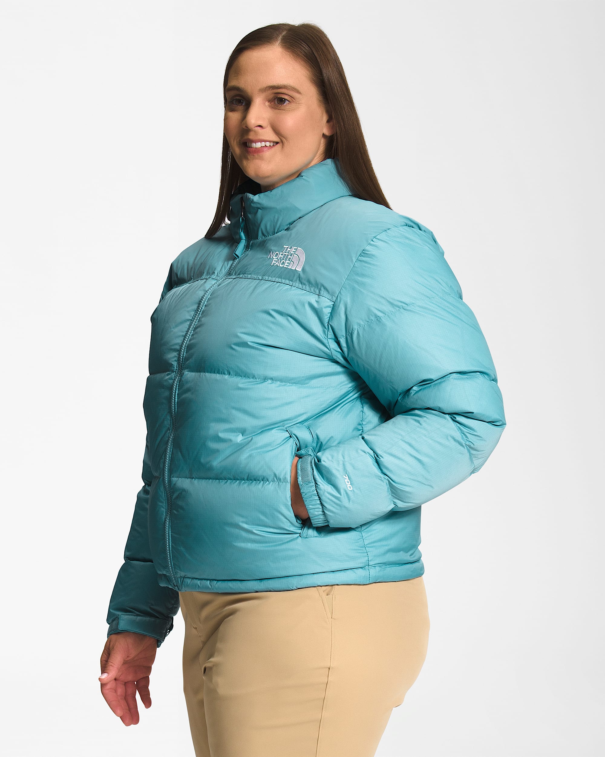 Womens Plus 1996 Retro Nuptse Jacket TNF MODEL34