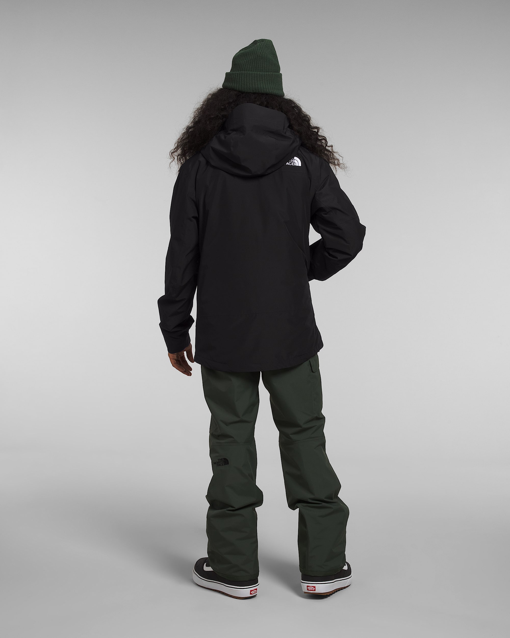 Mens Clement Triclimate Jacket TNF BACK
