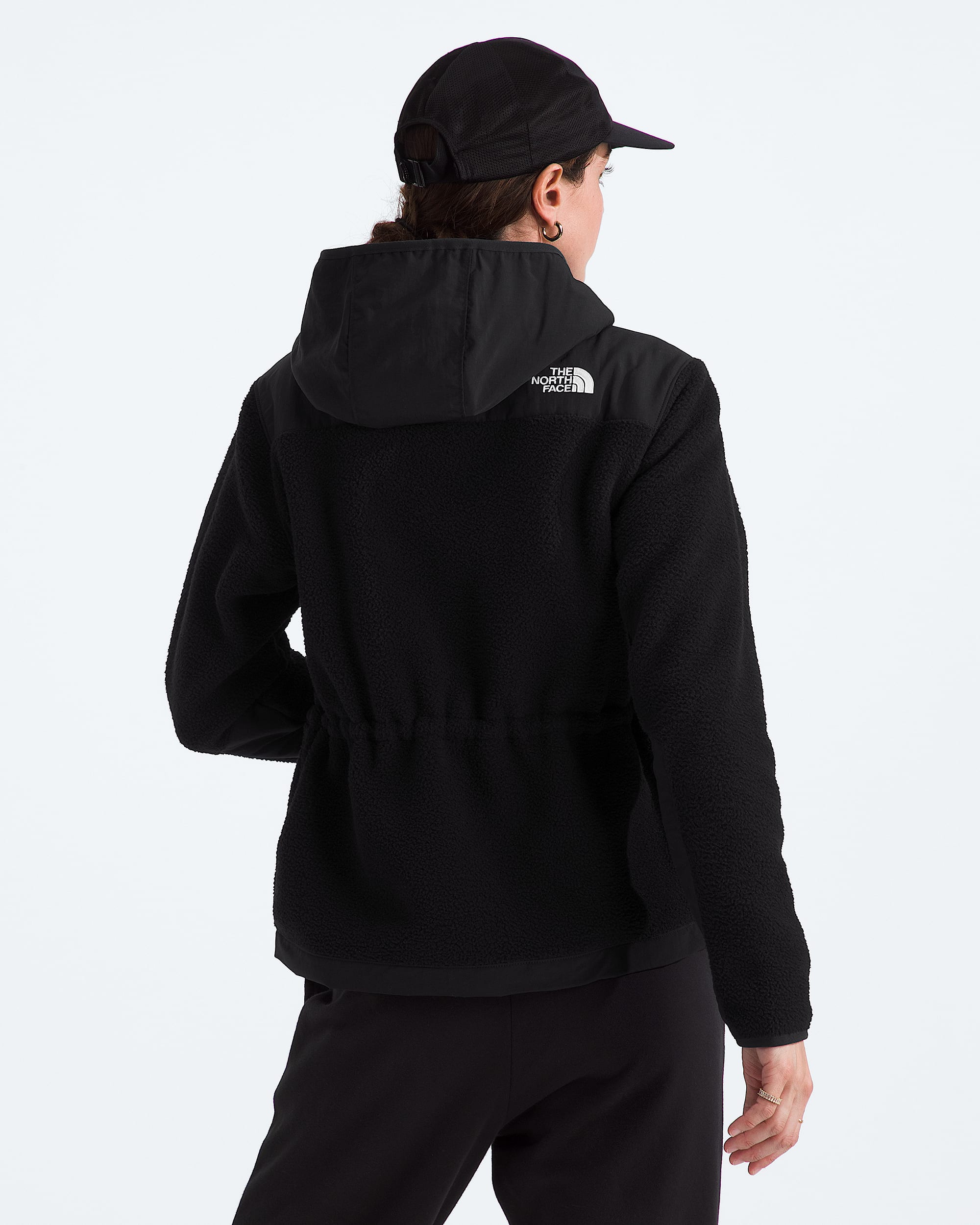 Womens Retro Denali Hoodie TNF BACK