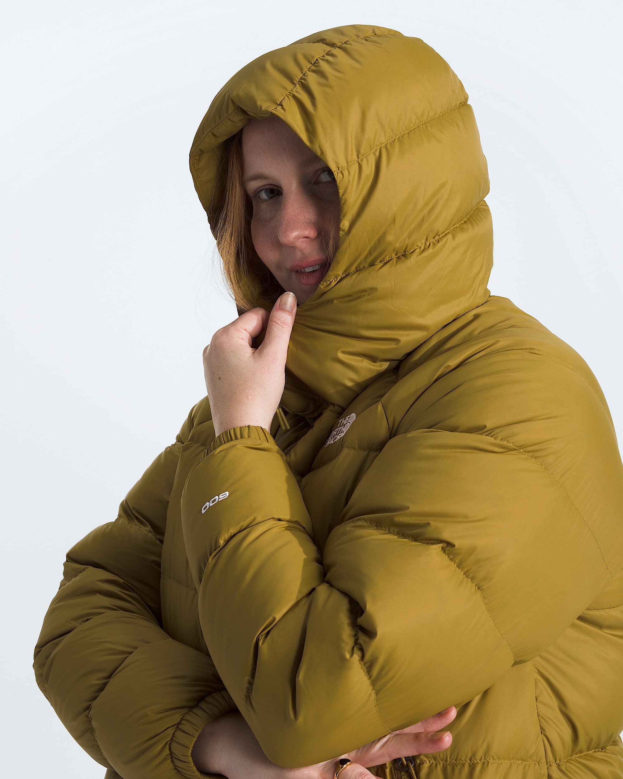 Womens Plus Hydrenalite Down Hoodie TNF MODELHOOD2