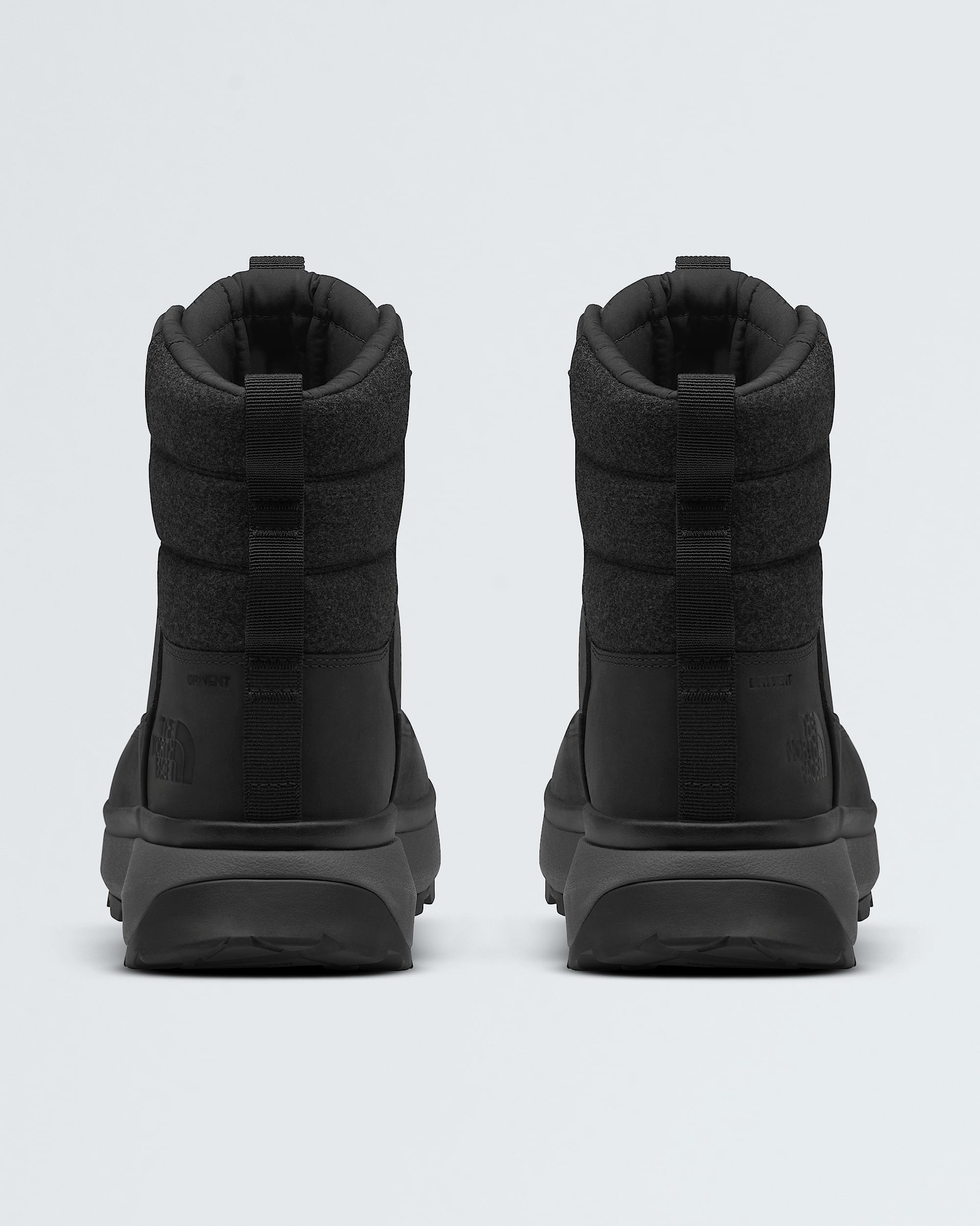 Mens Bergen Leather Waterproof Boots TNF BACK