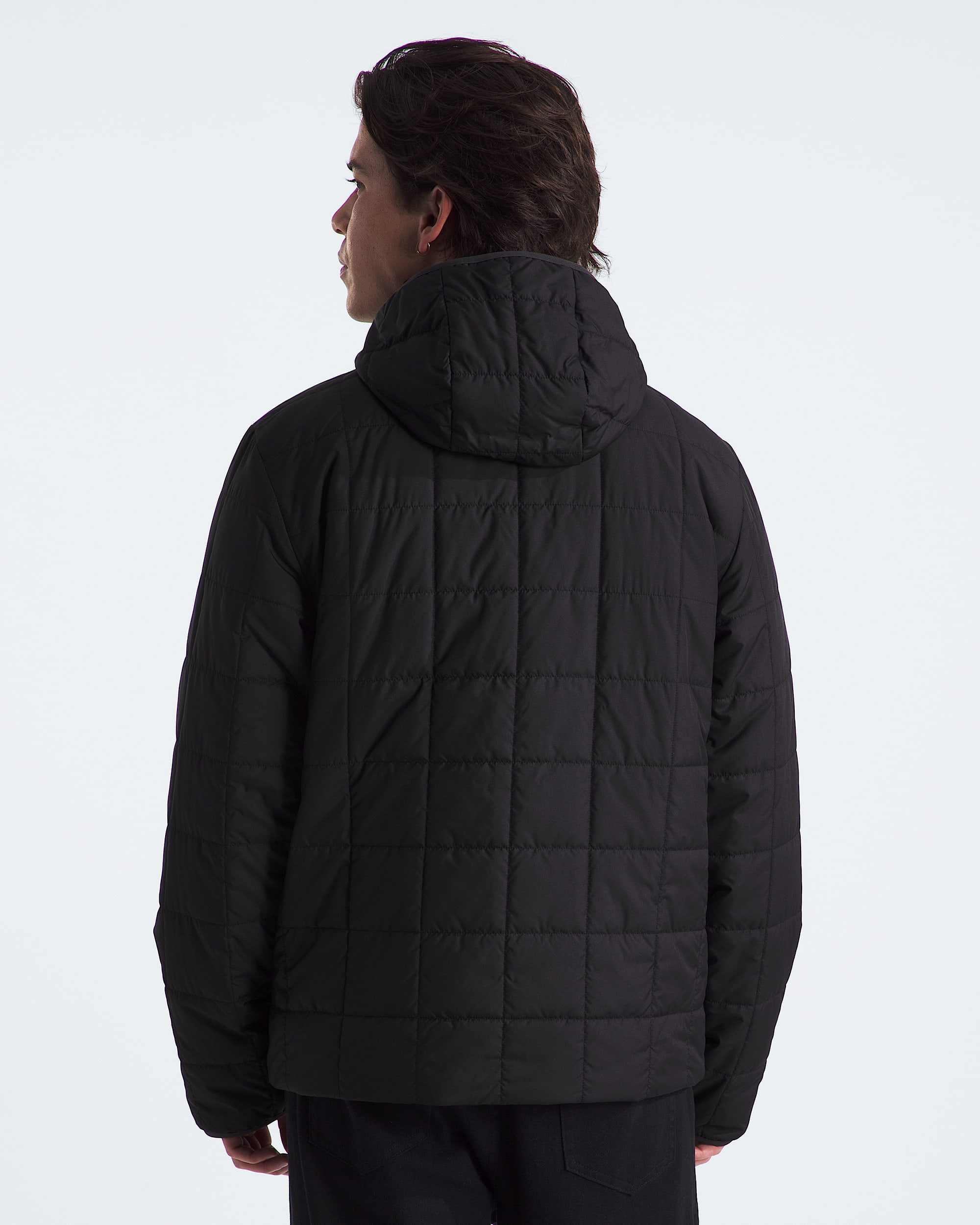 Mens Junction Insulated Hoodie TNF BACK