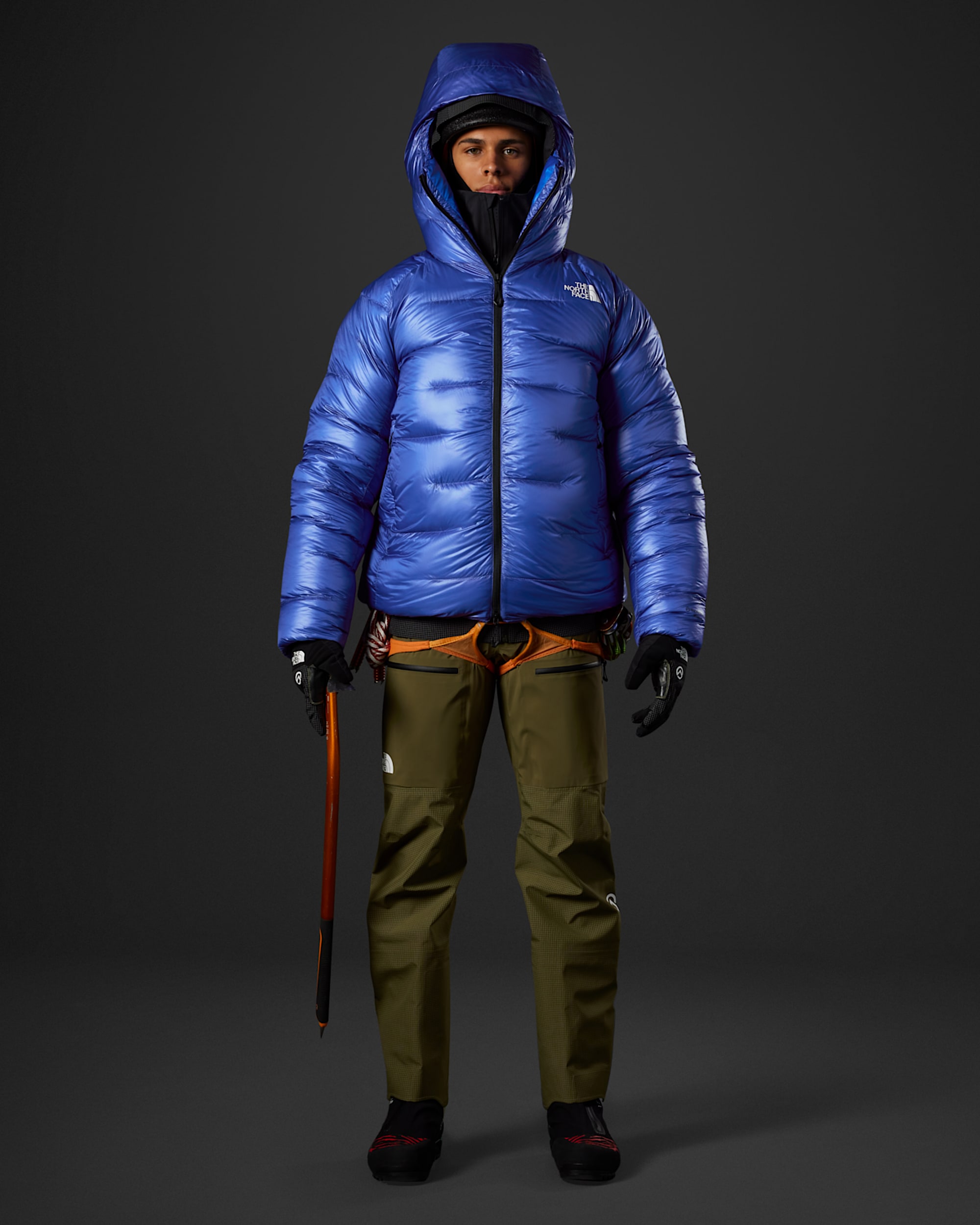 Mens Summit Series Pumori Down Parka TNF HERO2