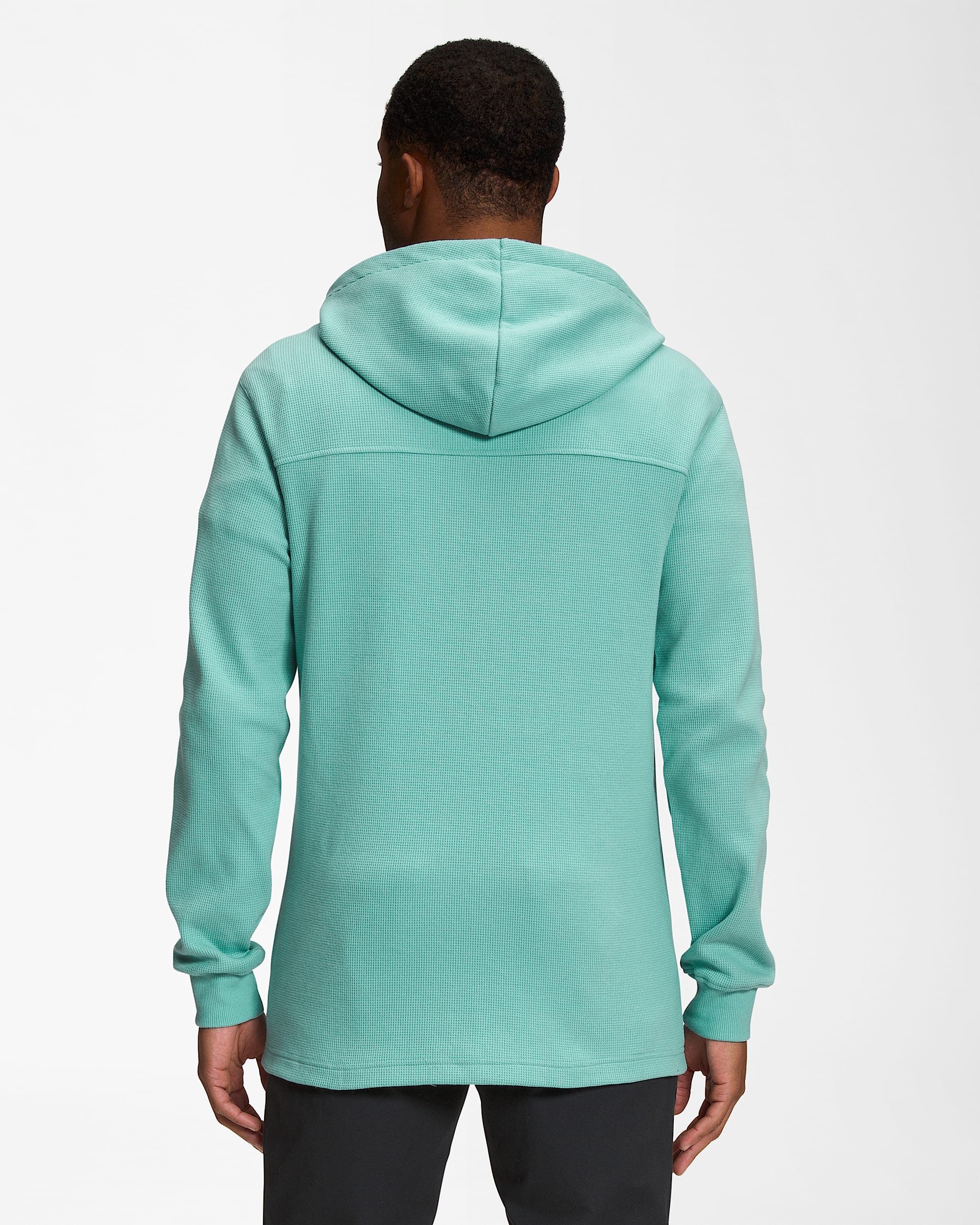 Mens Waffle Hoodie TNF BACK