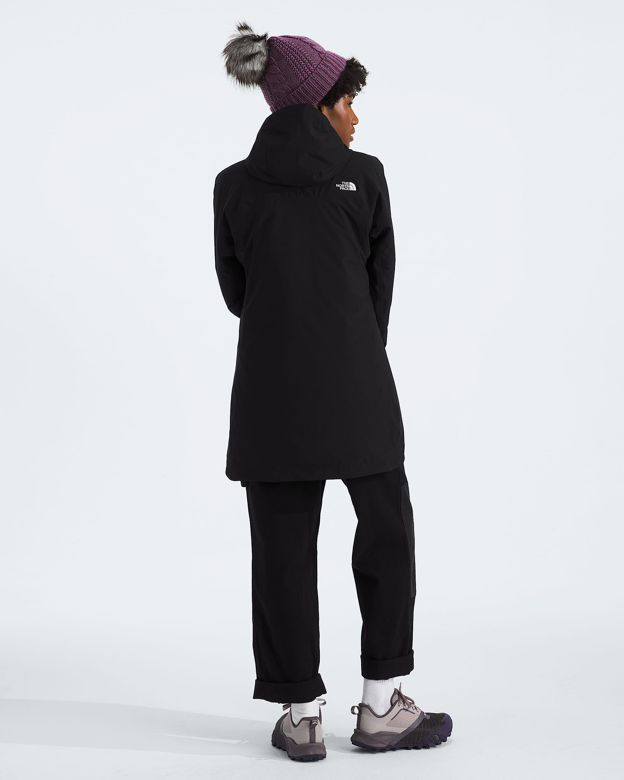 Womens DRYVENT Mono Triclimate Parka TNF BACK