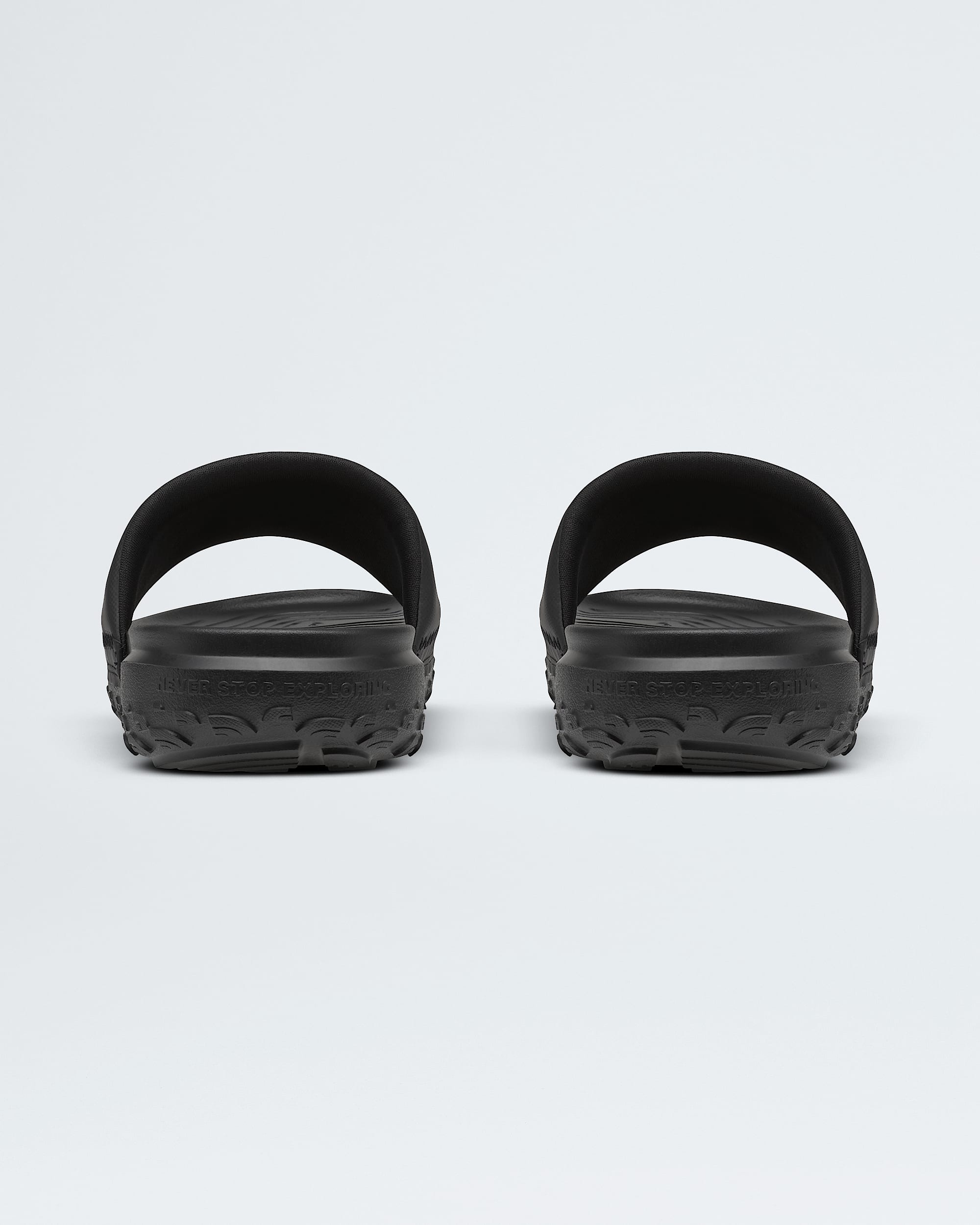 Mens Never Stop Cush Slides TNF BACK