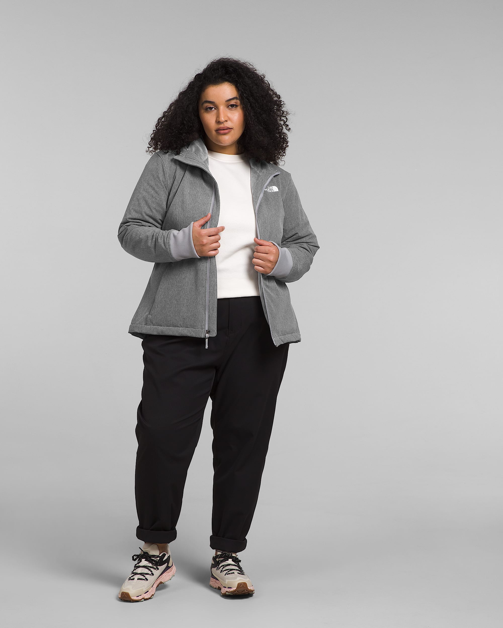Womens Plus Shelbe Raschel Hoodie TNF HERO2