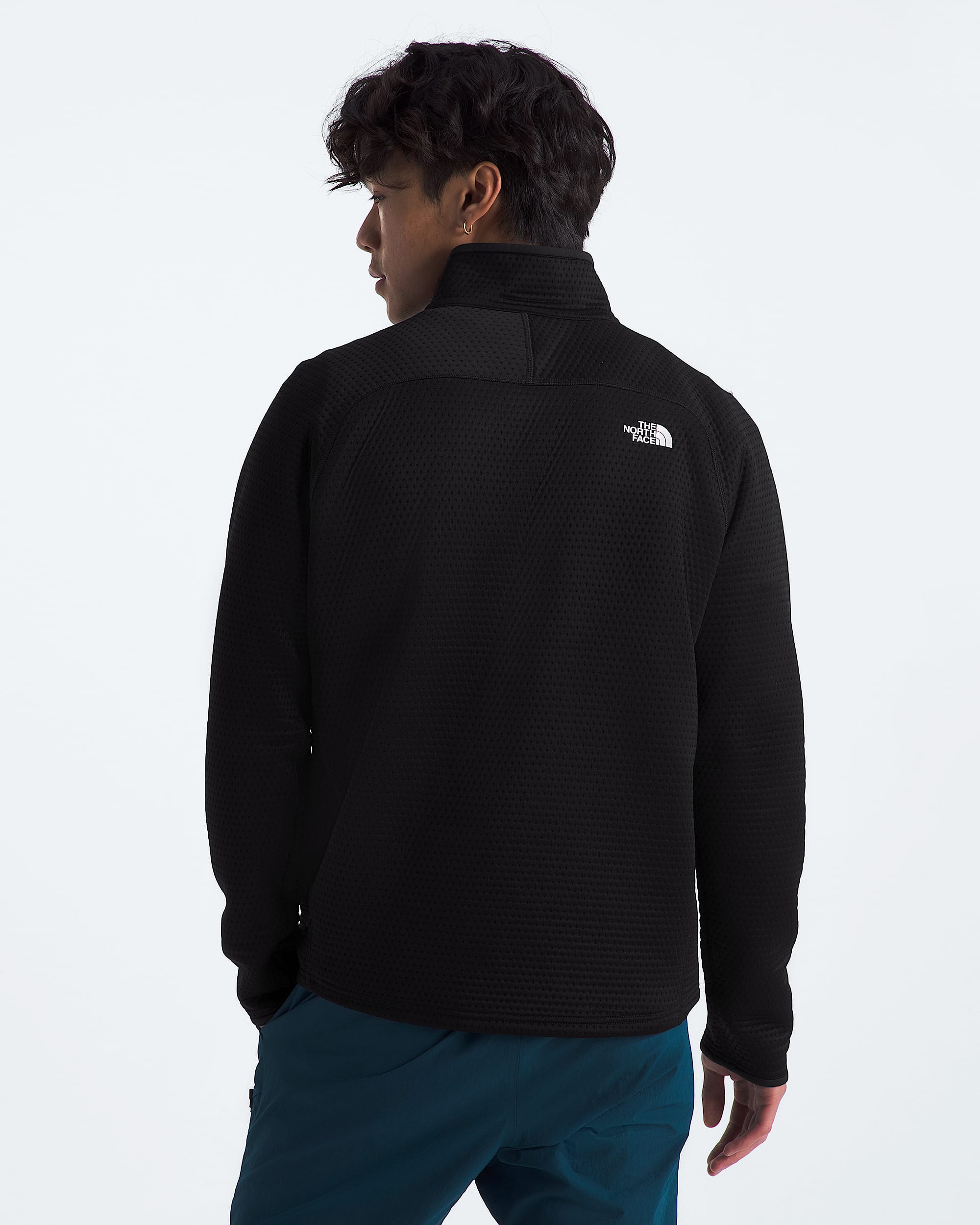 Mens DOTKNIT Thermal Zip TNF BACK