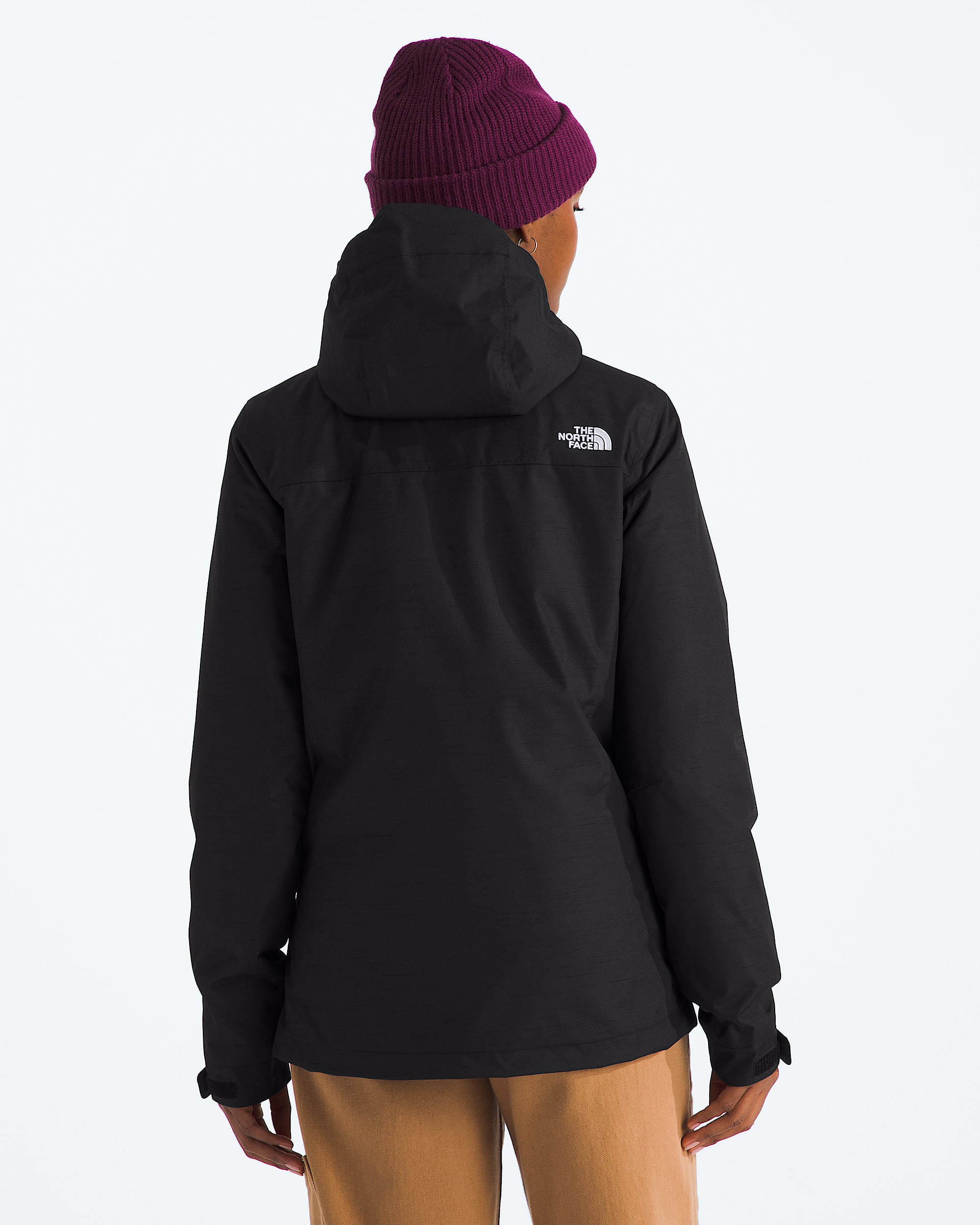 Womens Monarch Triclimate Jacket TNF BACK