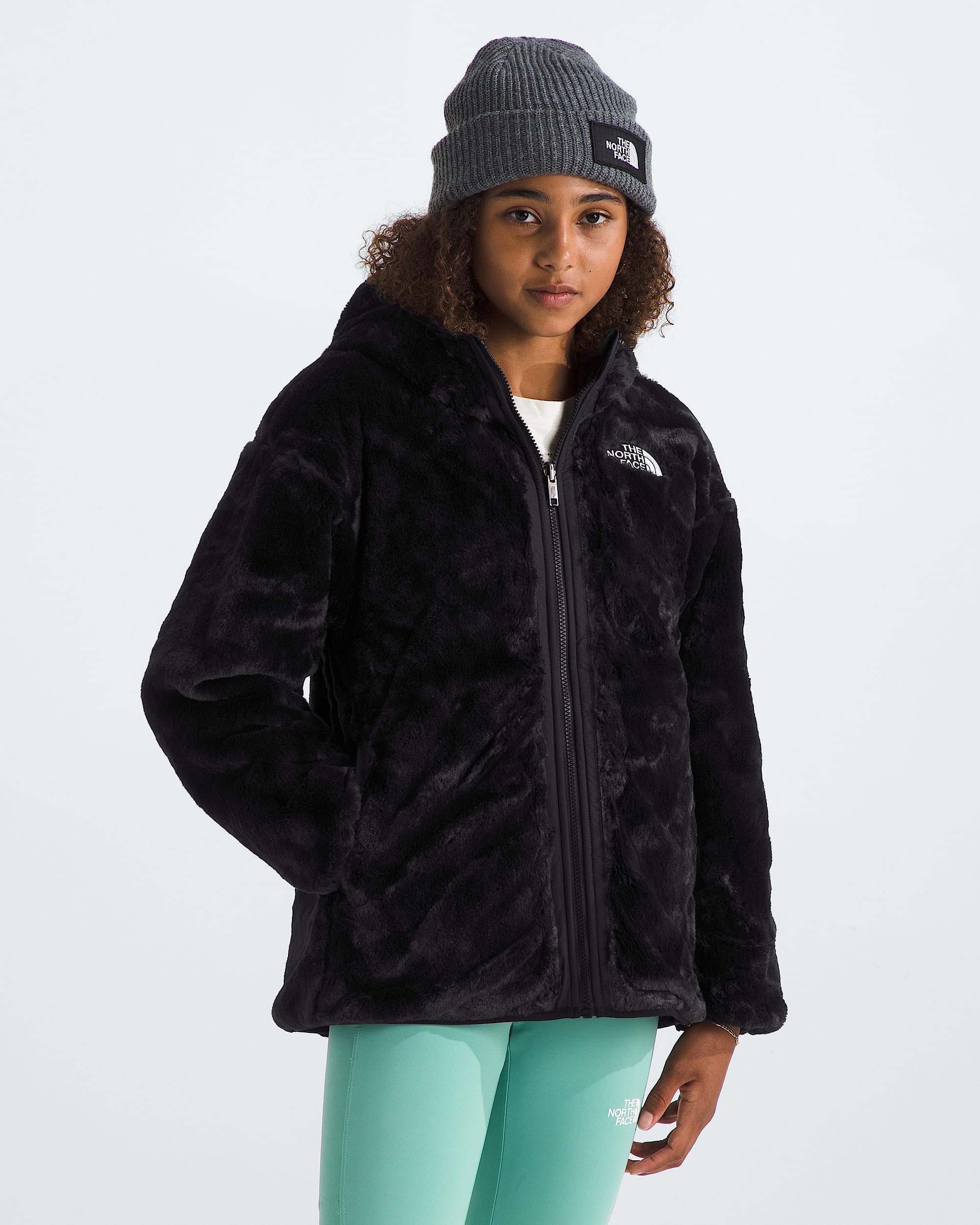 Parka courte rversible Shasta pour filles TNF ALT1