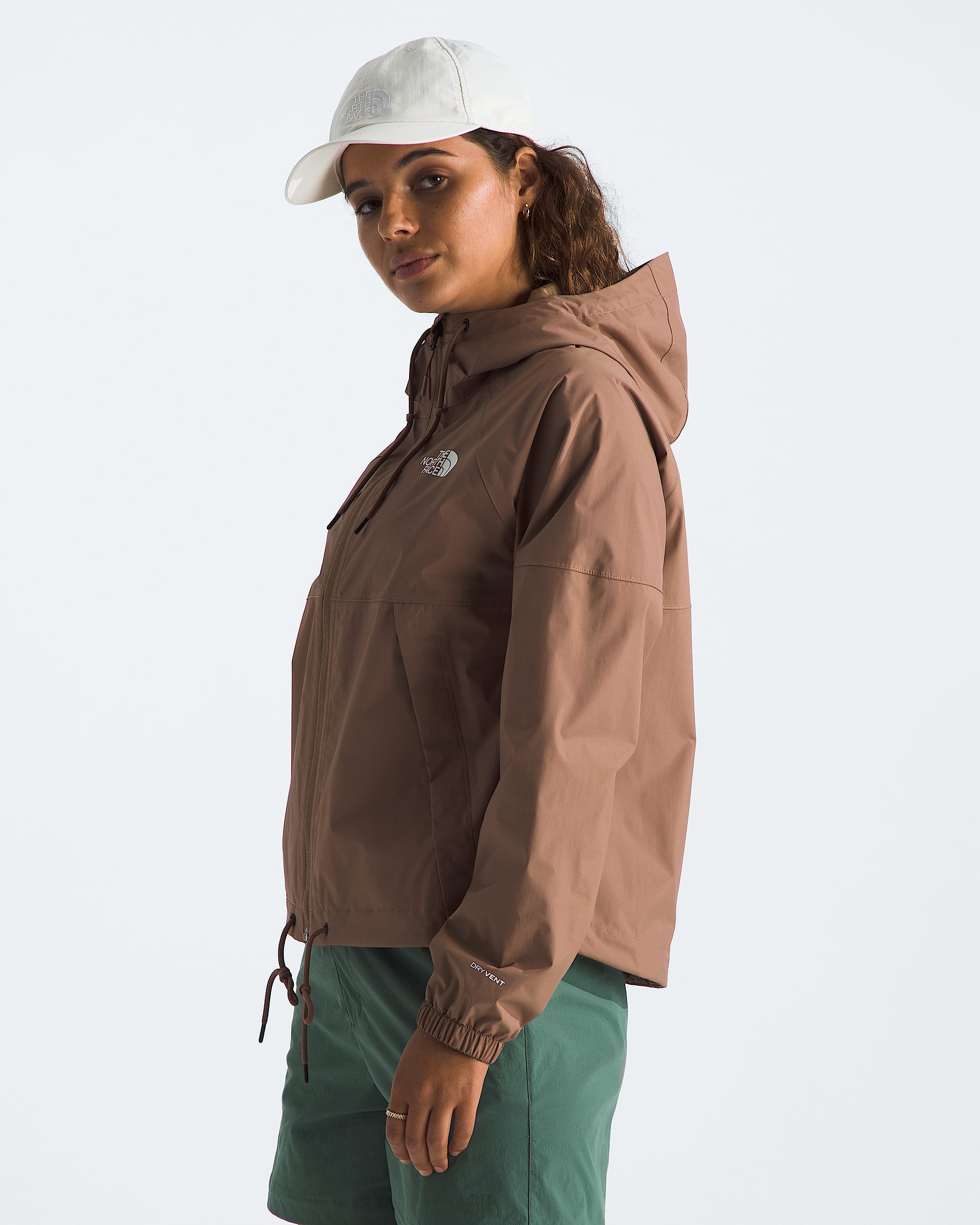Womens Antora Rain Hoodie TNF MODEL34