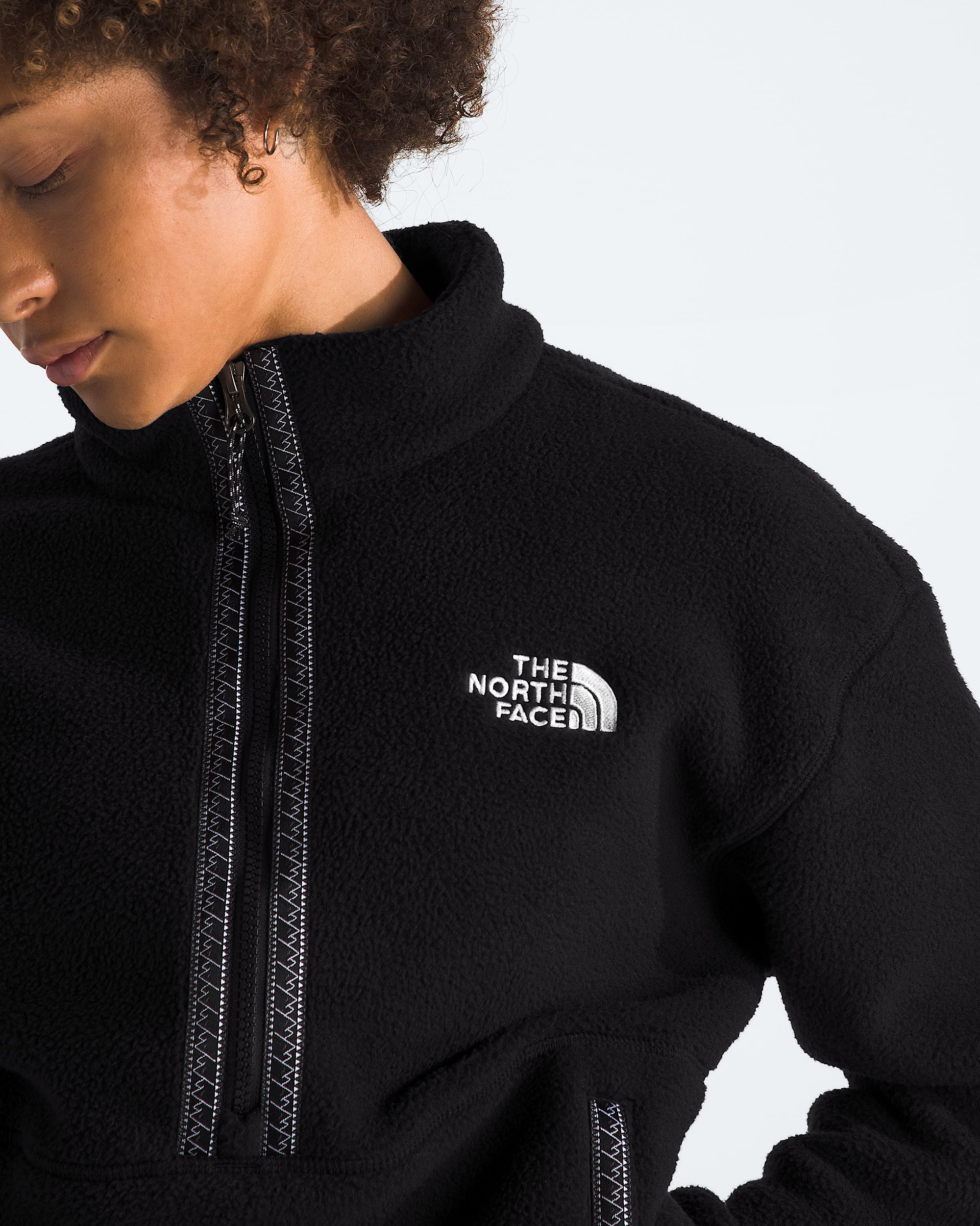 Womens TNF Fleeski Zip Pullover TNF HERO3
