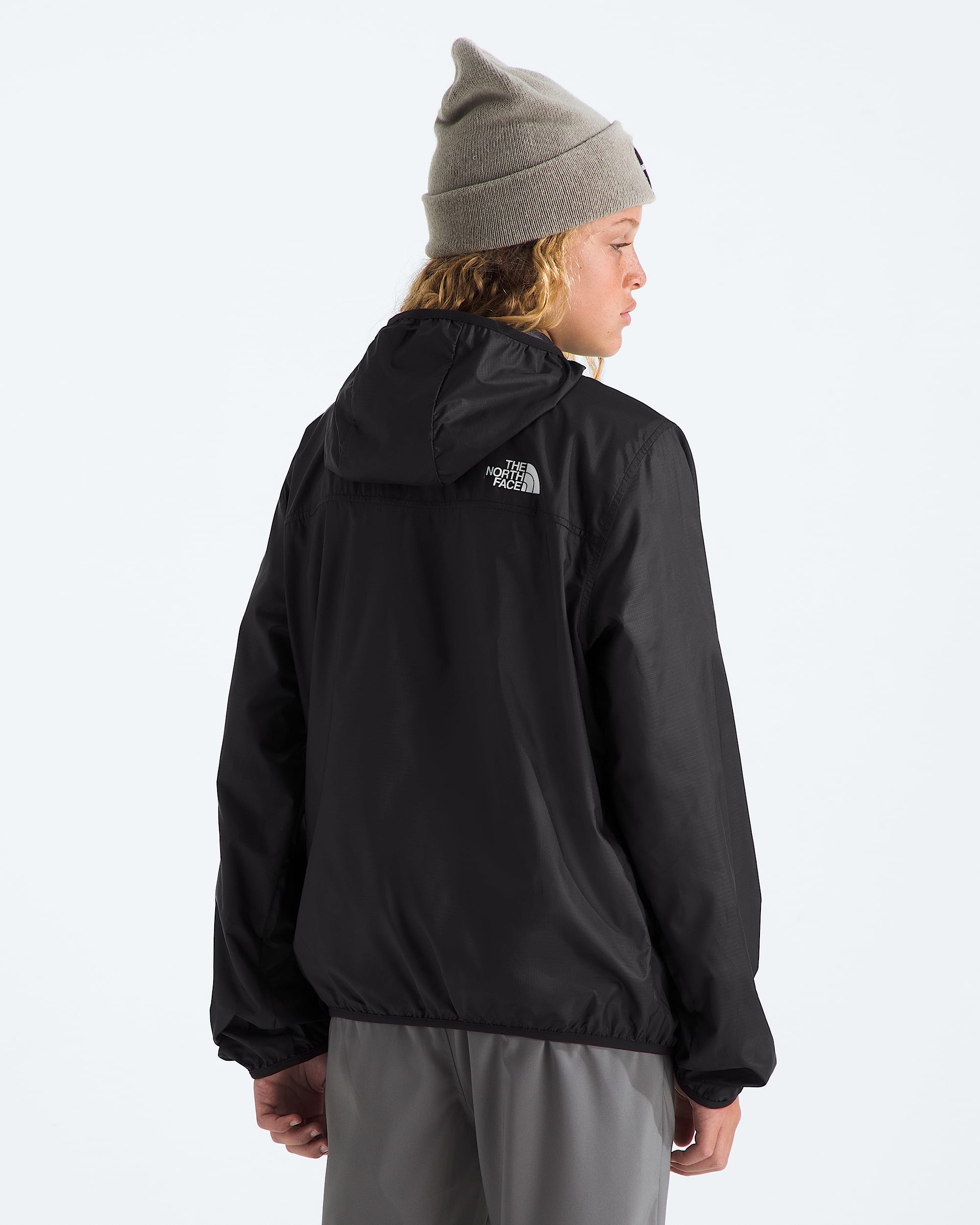 Boys TNF Cyclone Wind Jacket TNF BACK