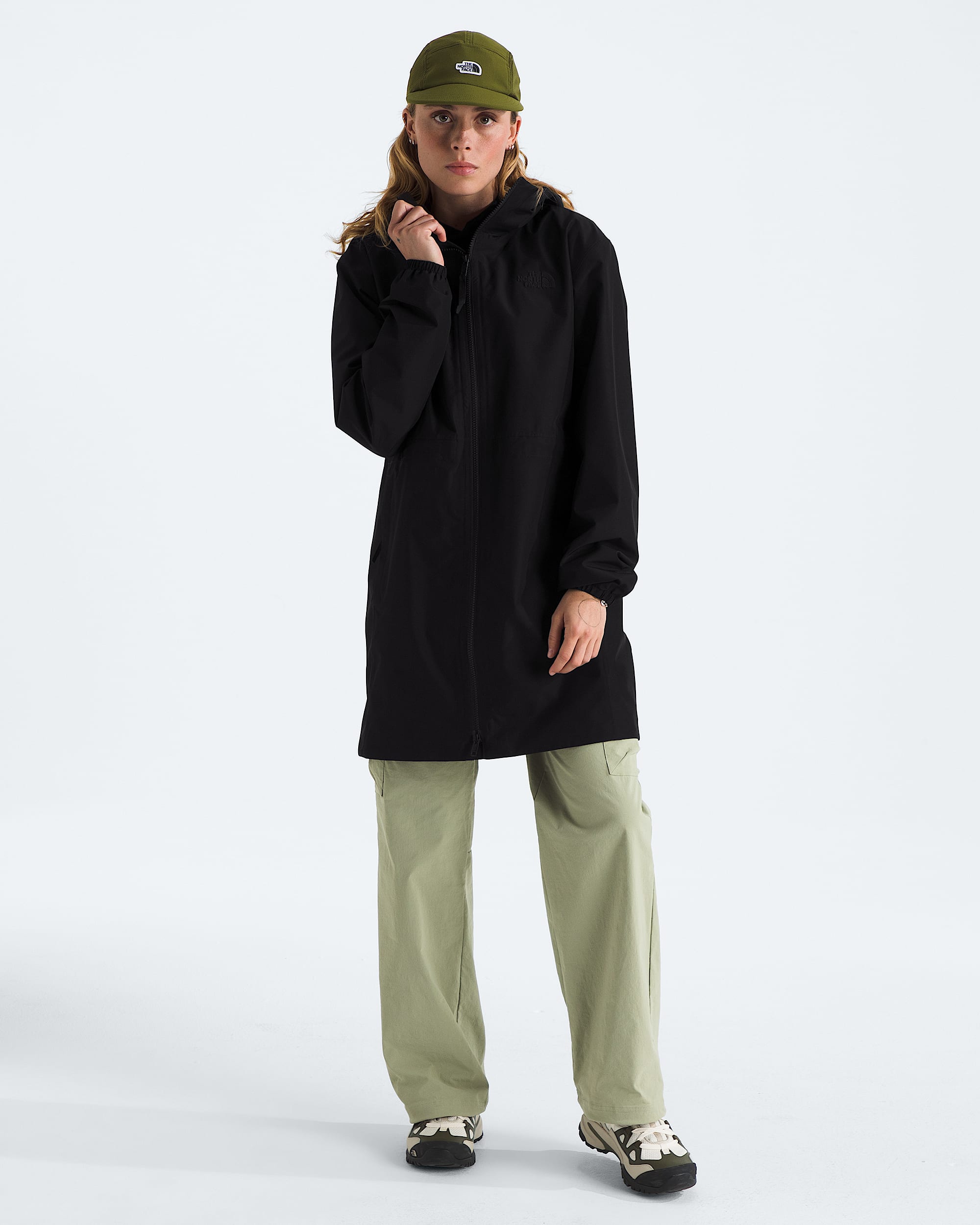 Womens Daybreak Mid Rain Parka TNF Main
