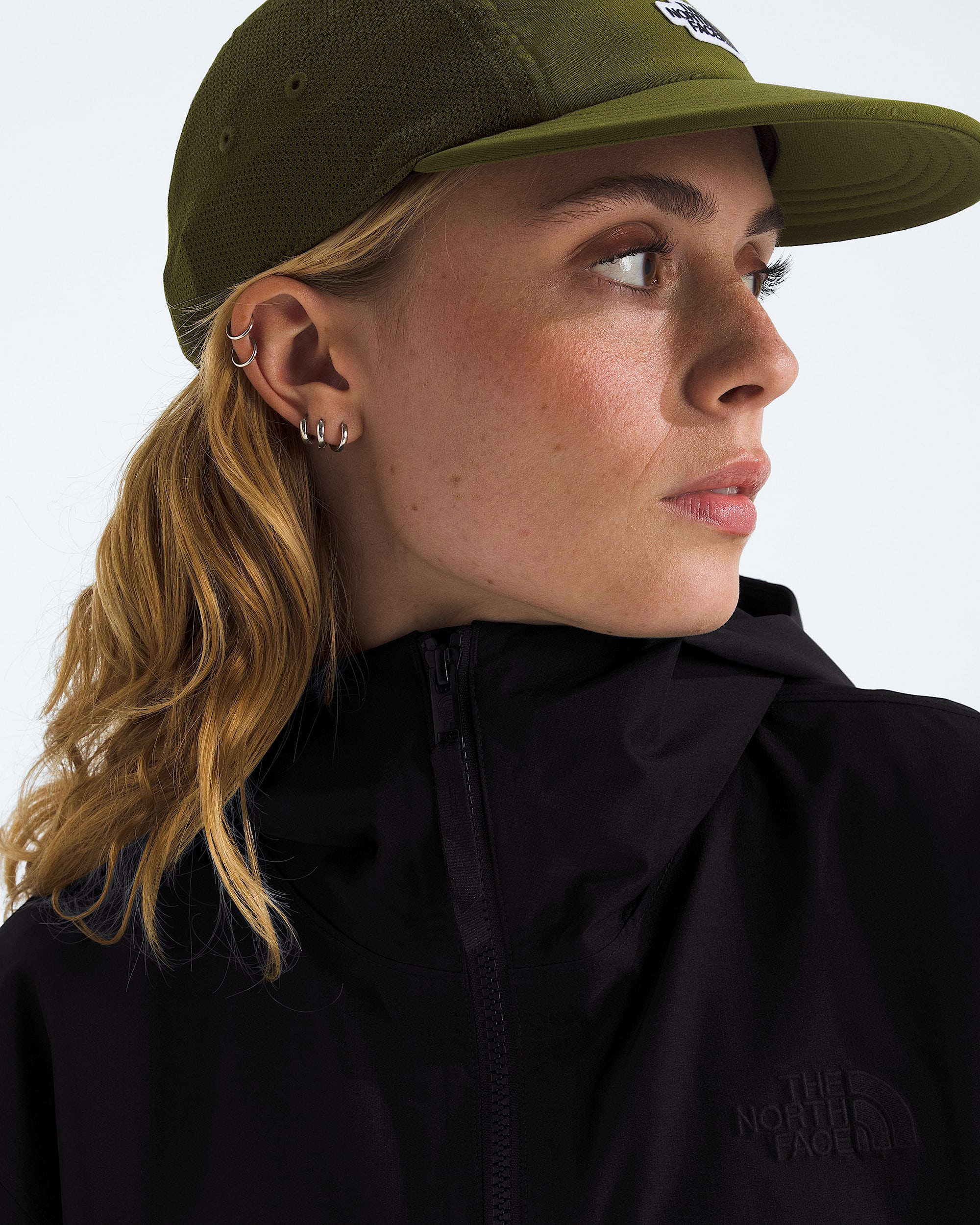 Womens Daybreak Mid Rain Parka TNF HERO3