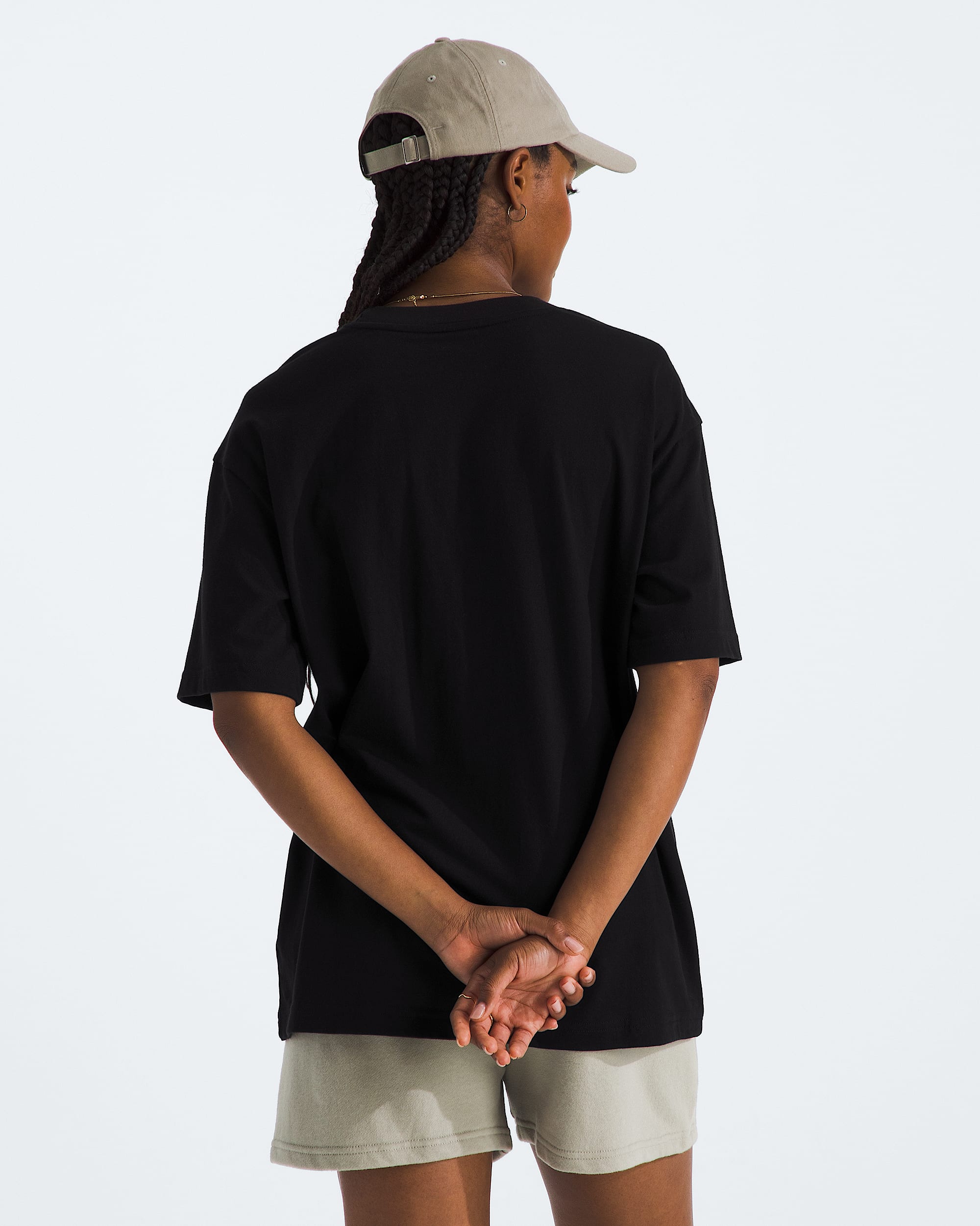 Womens ShortSleeve Evolution Oversized Tee TNF BACK