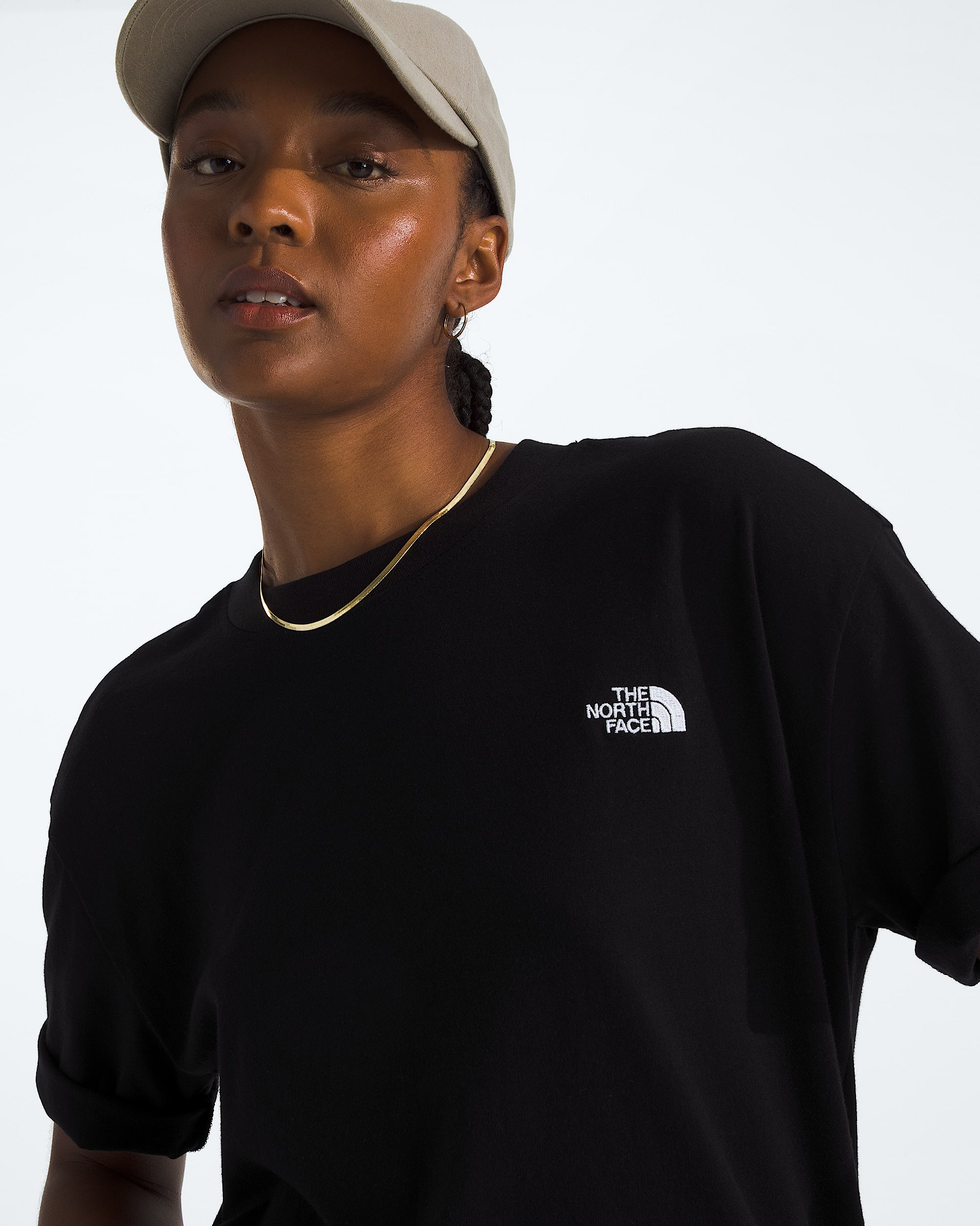 Womens ShortSleeve Evolution Oversized Tee TNF HERO3