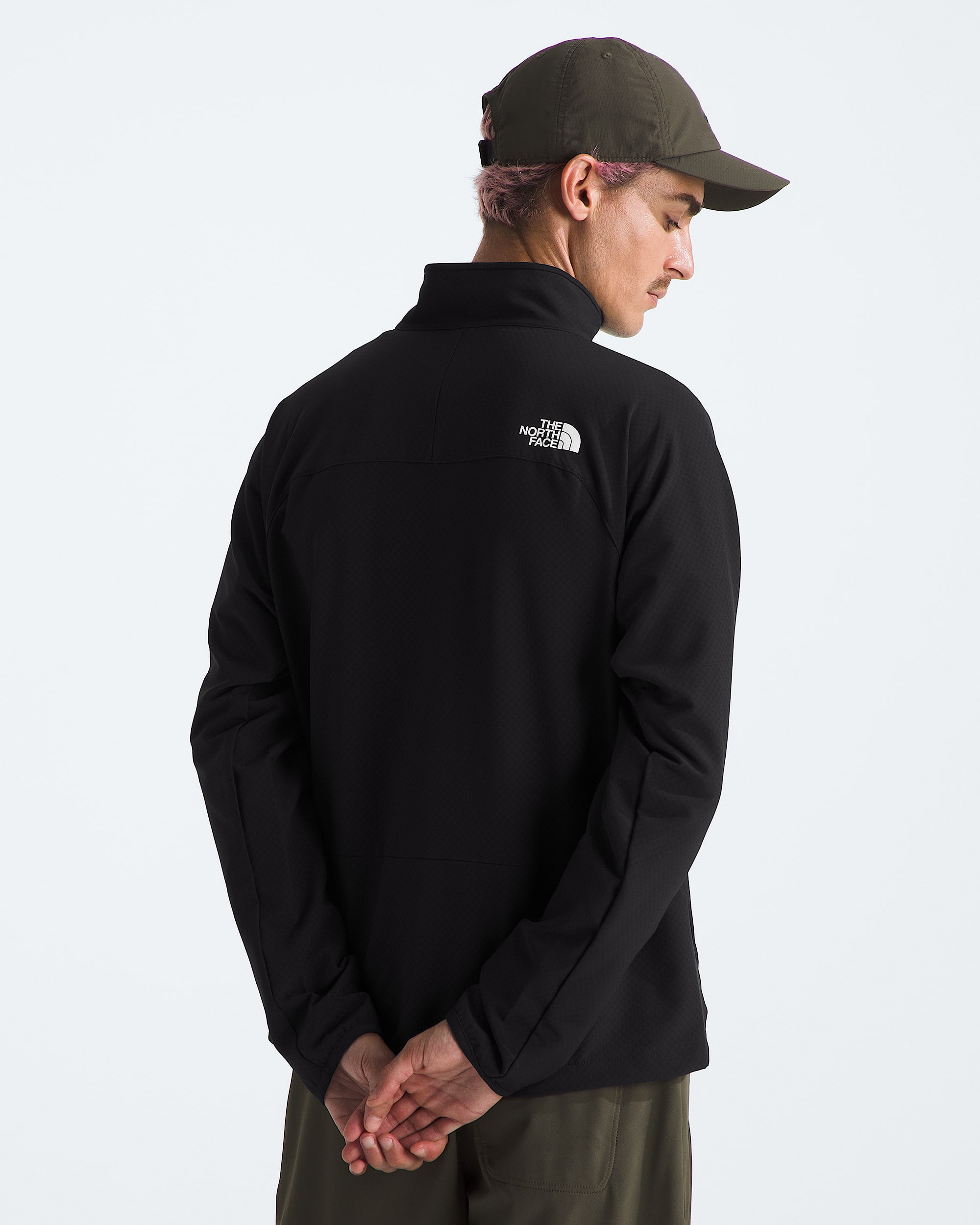 Mens Tek Approach Jacket TNF BACK