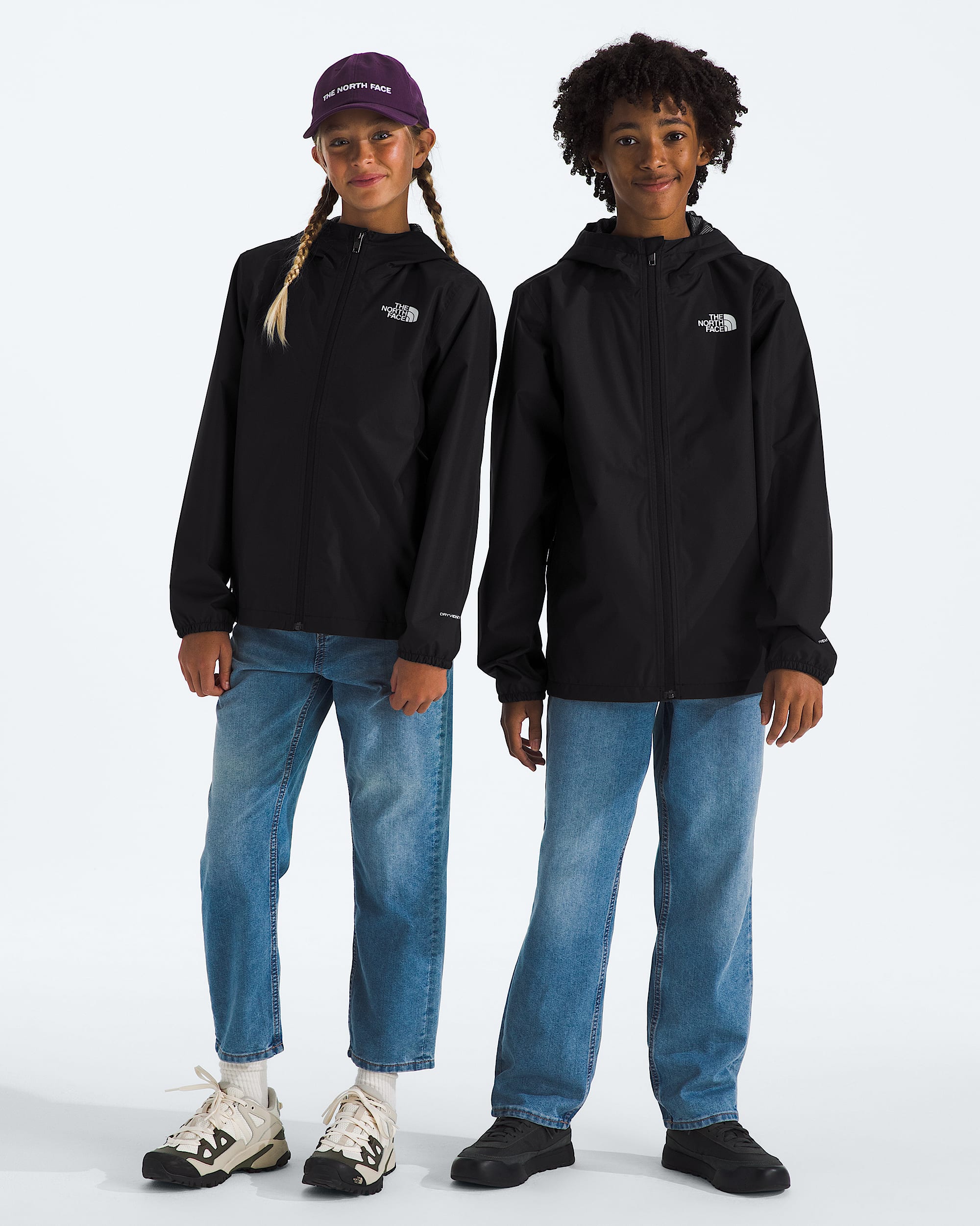 Teen Zipline Rain Jacket TNF Main