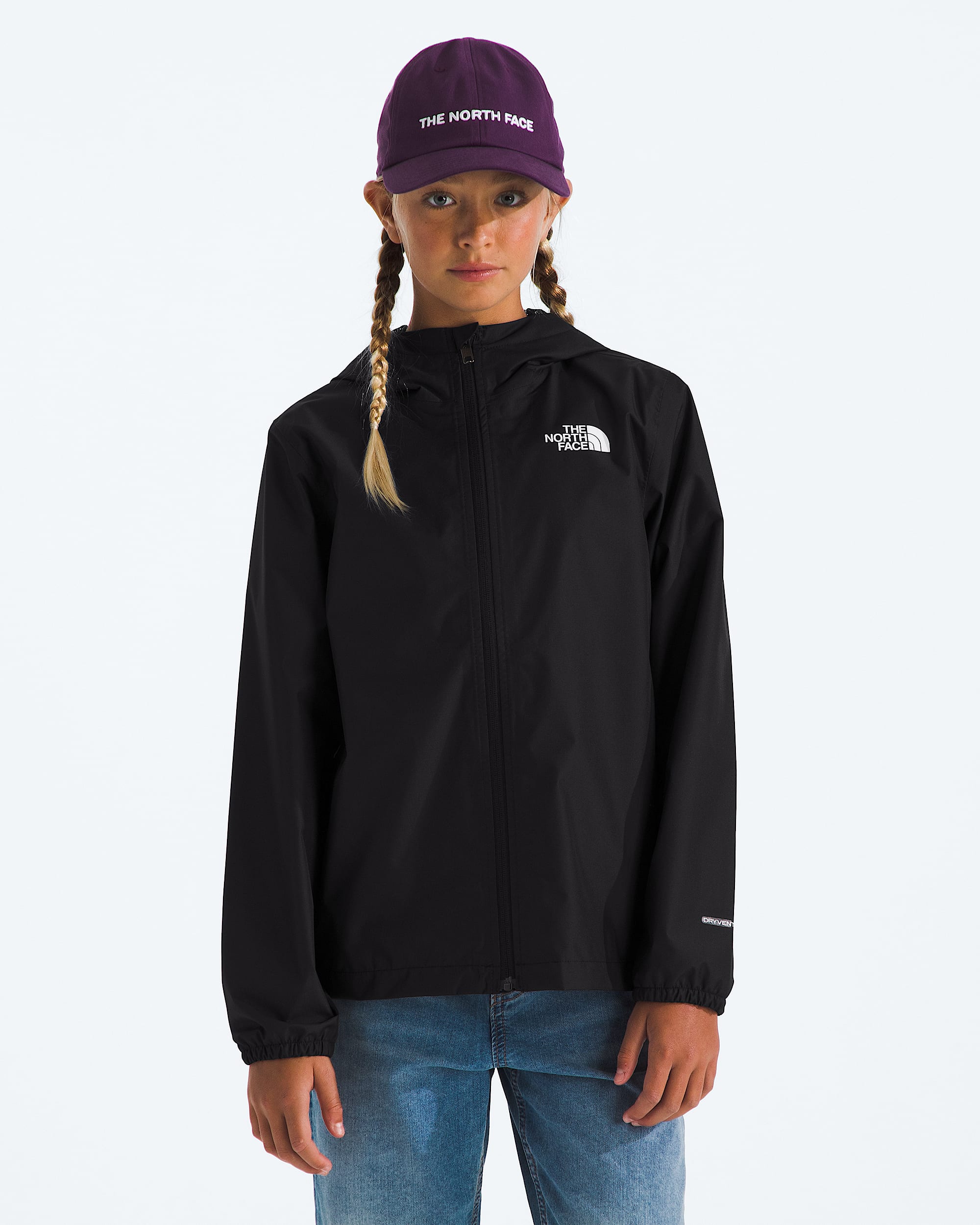 Teen Zipline Rain Jacket TNF HERO2