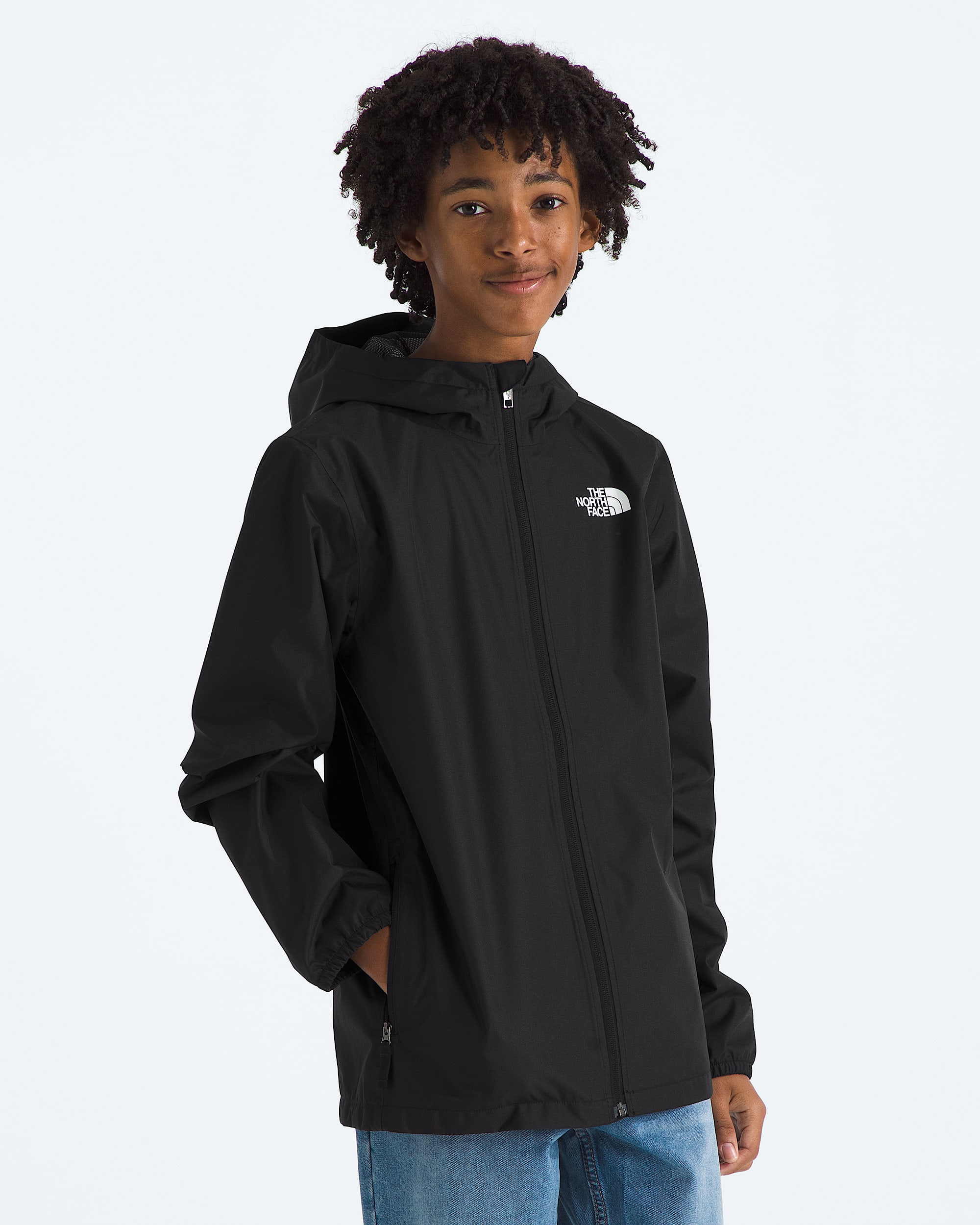 Teen Zipline Rain Jacket TNF HERO3