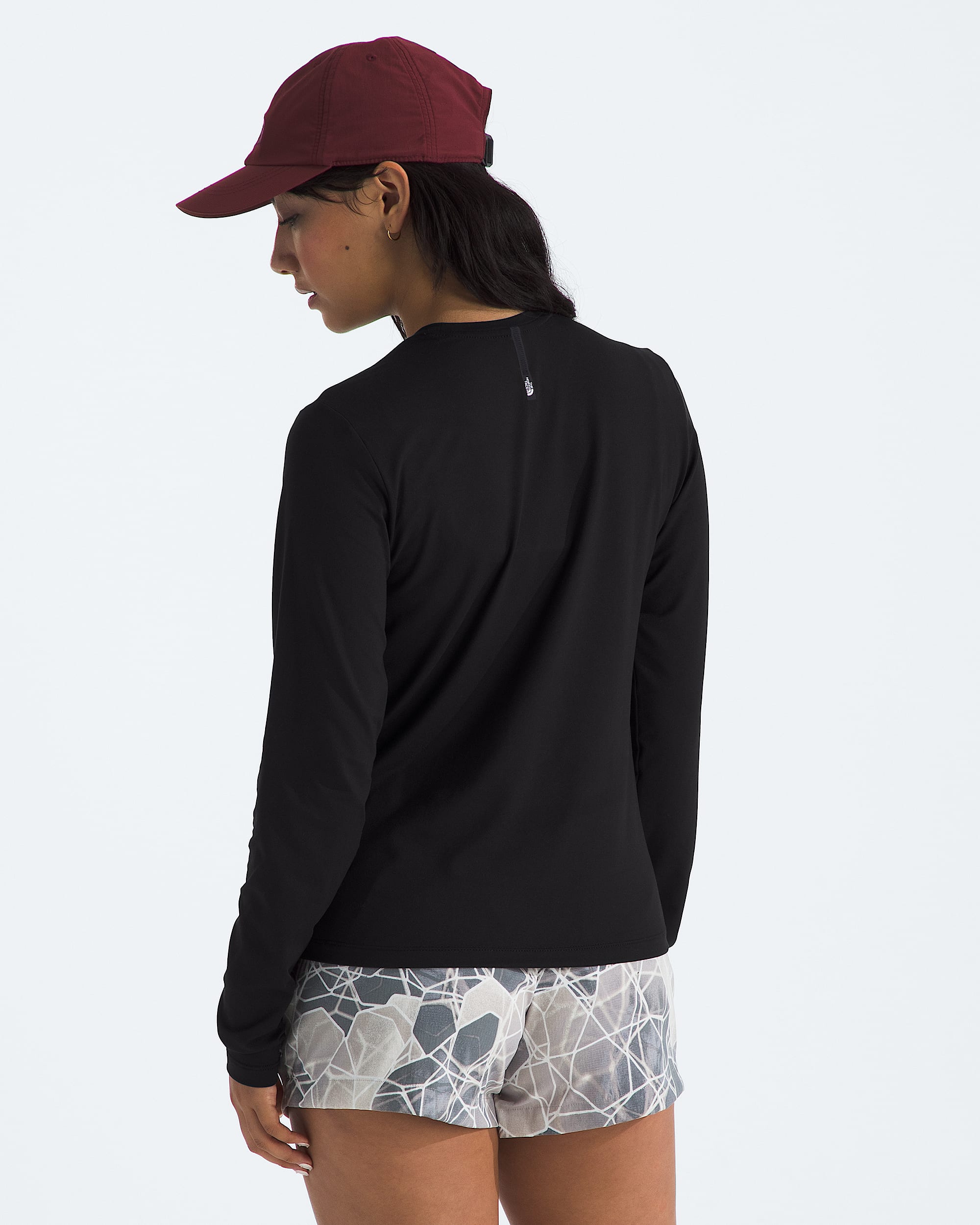 Womens Dune Sky LongSleeve TNF BACK