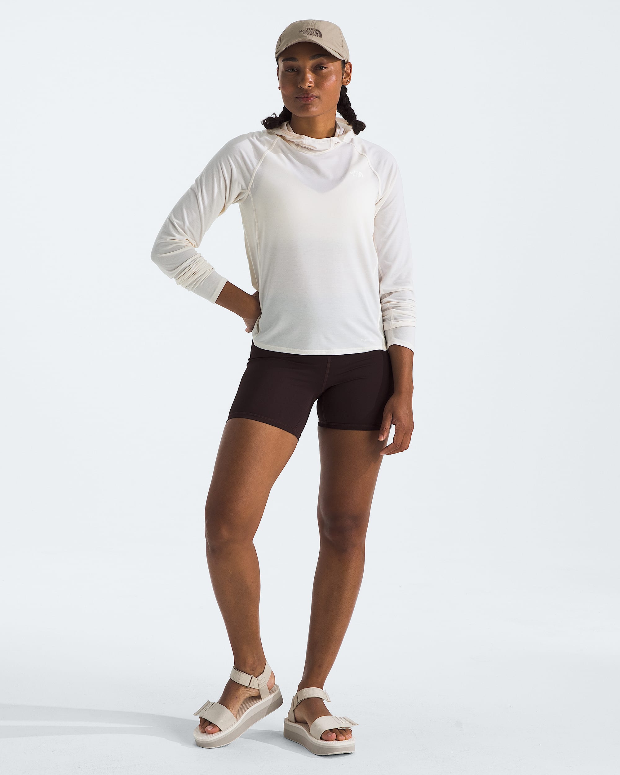 Womens Adventure Sun Hoodie TNF HERO2
