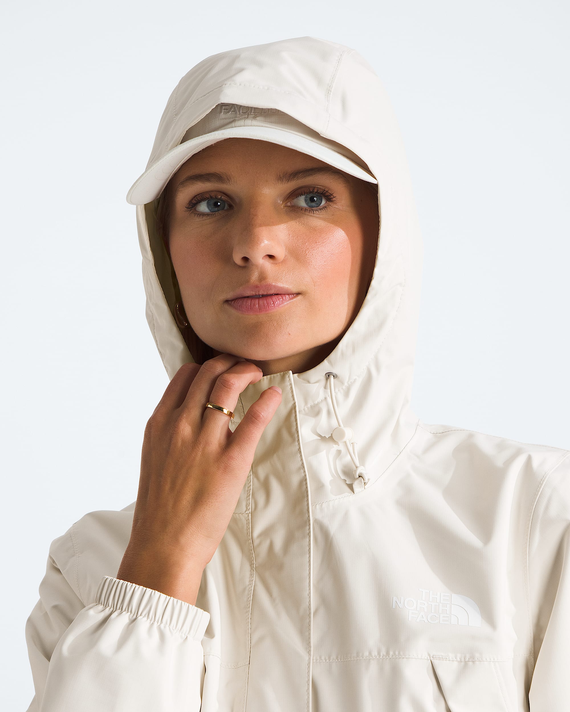 Womens Antora Rain Jacket TNF MODELHOOD2