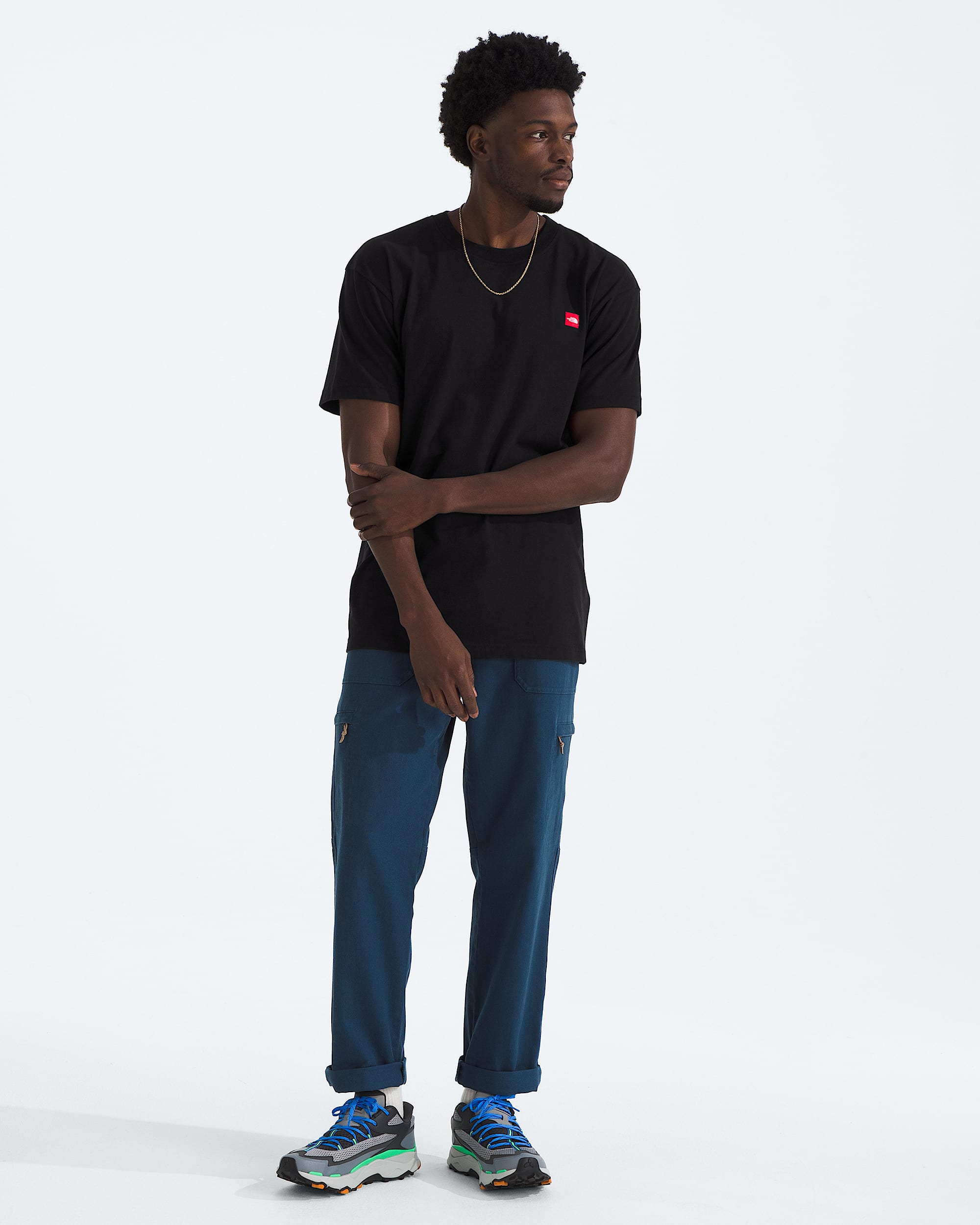 Men's Short-Sleeve TNF Red Box Aconcagua Heavyweight Tee | The