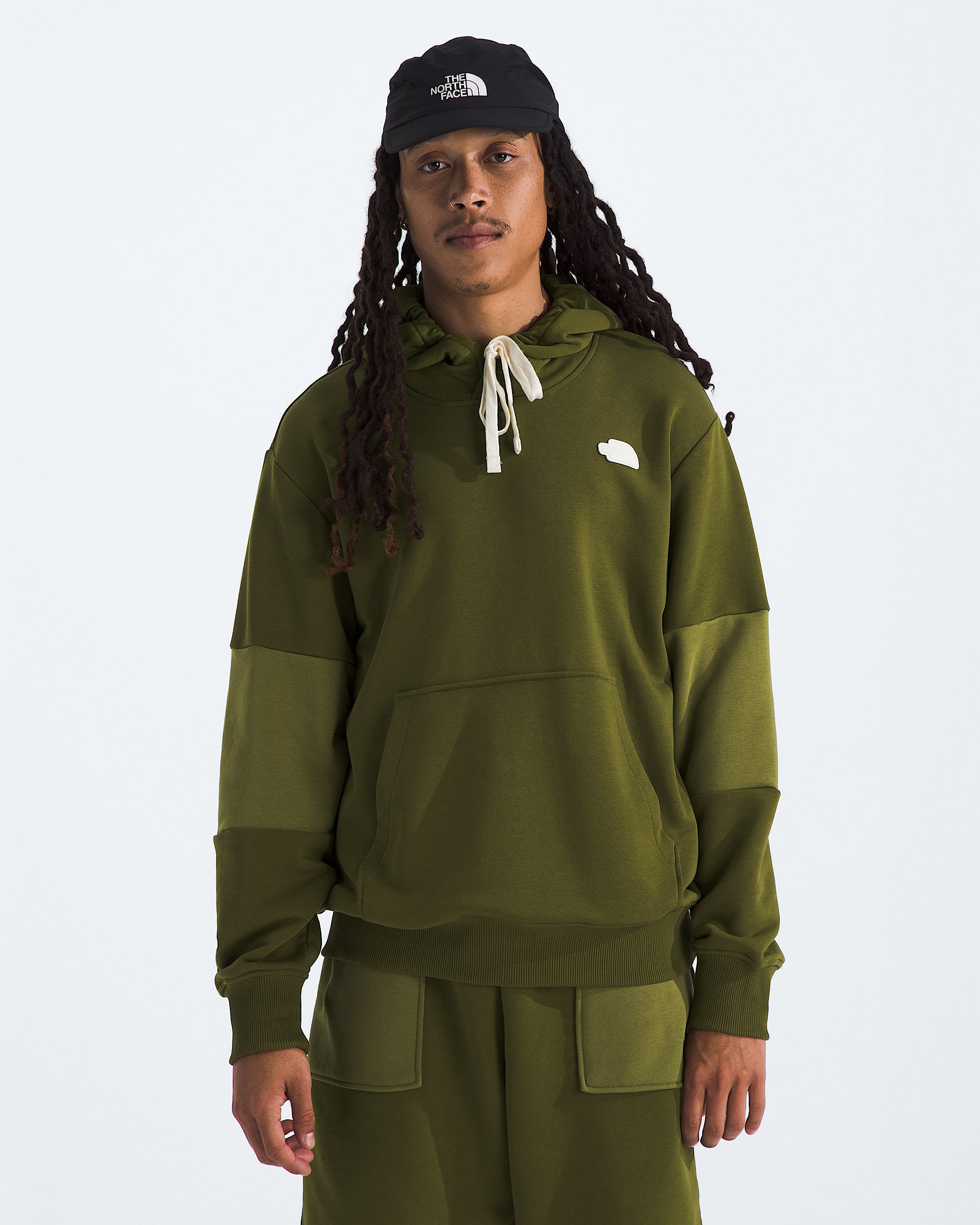 Mens Terry Relaxed Hoodie TNF Main