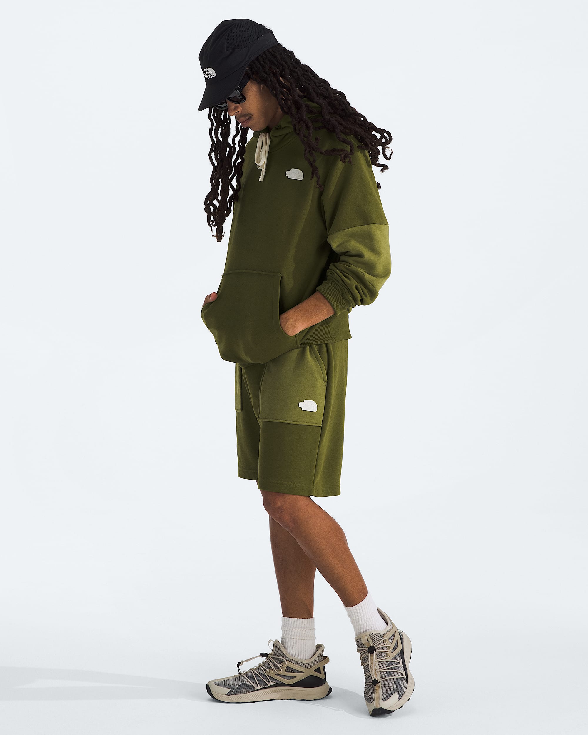 Mens Terry Relaxed Hoodie TNF HERO2