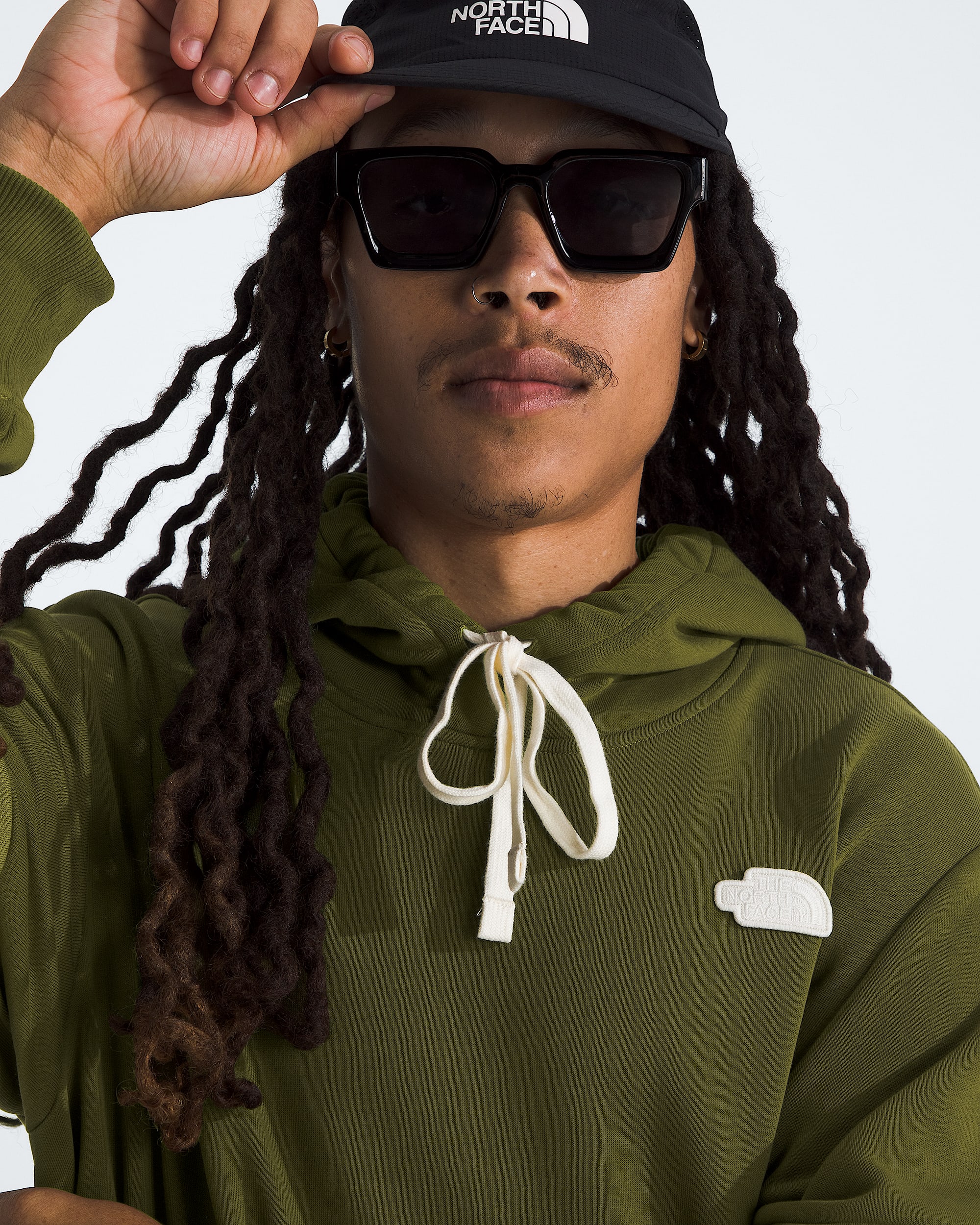 Mens Terry Relaxed Hoodie TNF HERO3