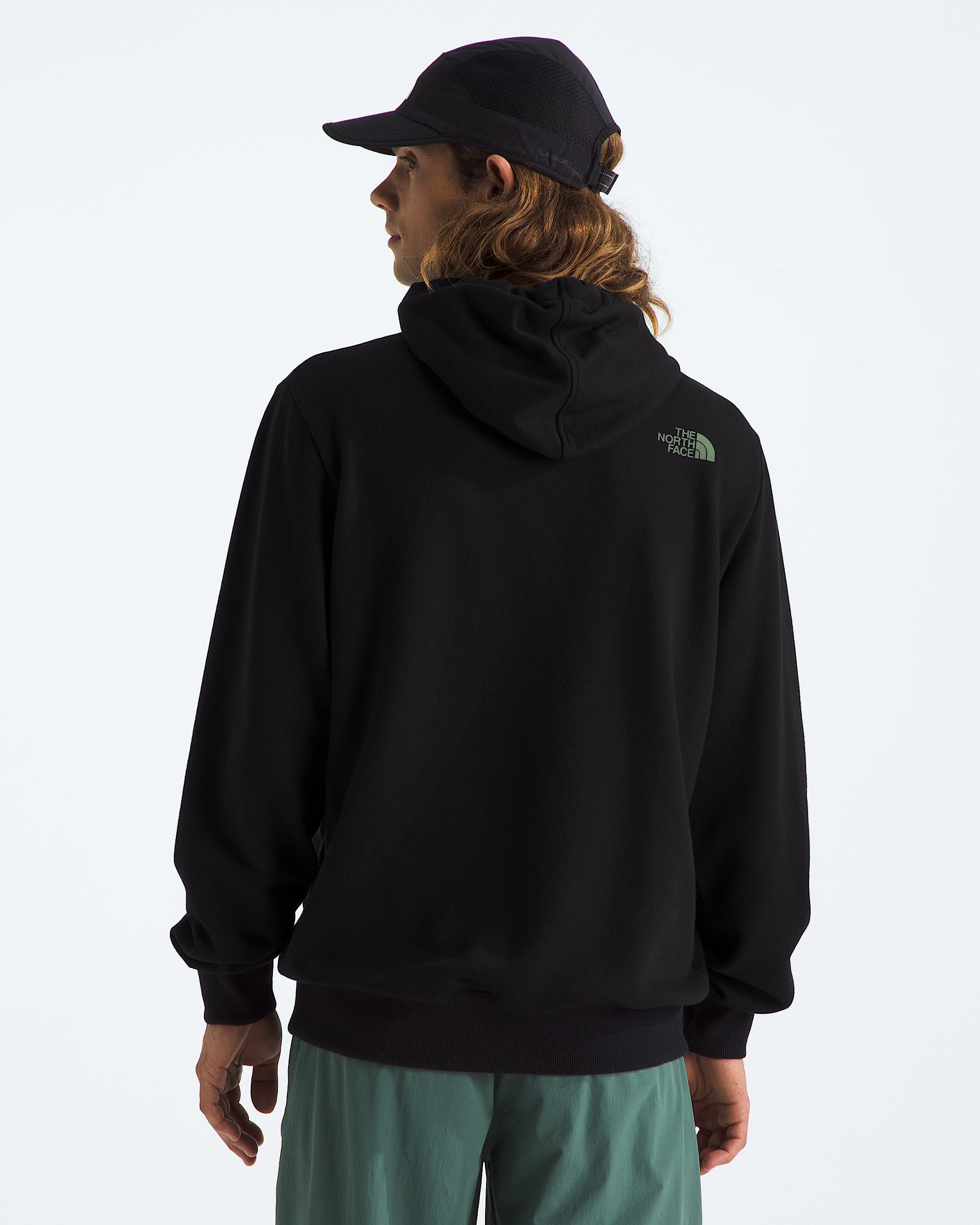 Mens Outdoor Graphic Hoodie TNF BACK