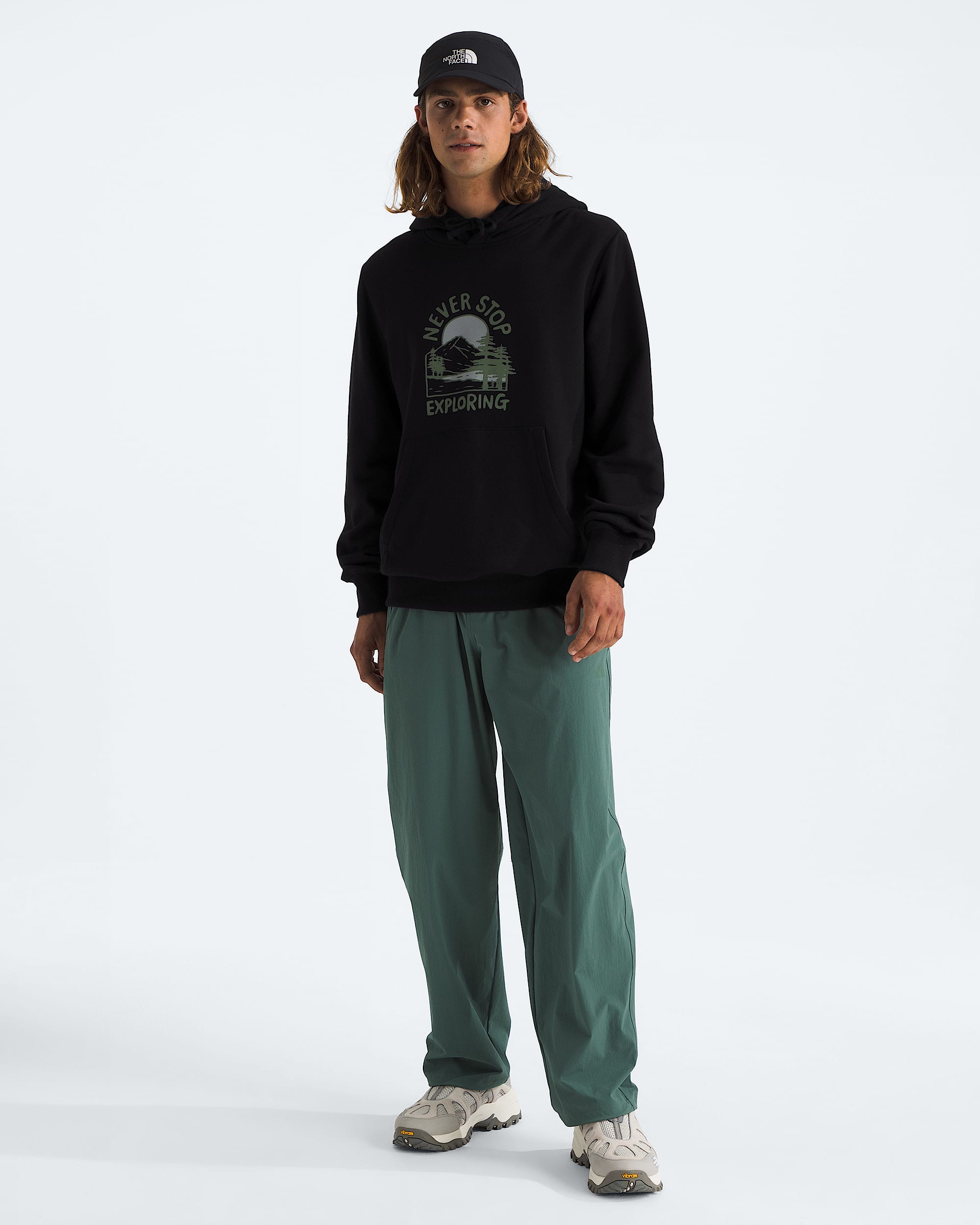 Mens Outdoor Graphic Hoodie TNF HERO2
