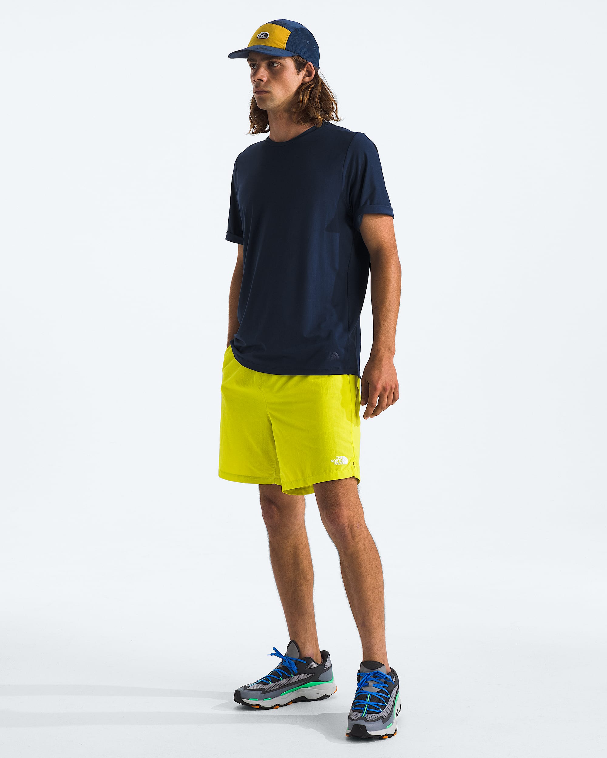 Mens Dune Sky ShortSleeve Crew TNF HERO2