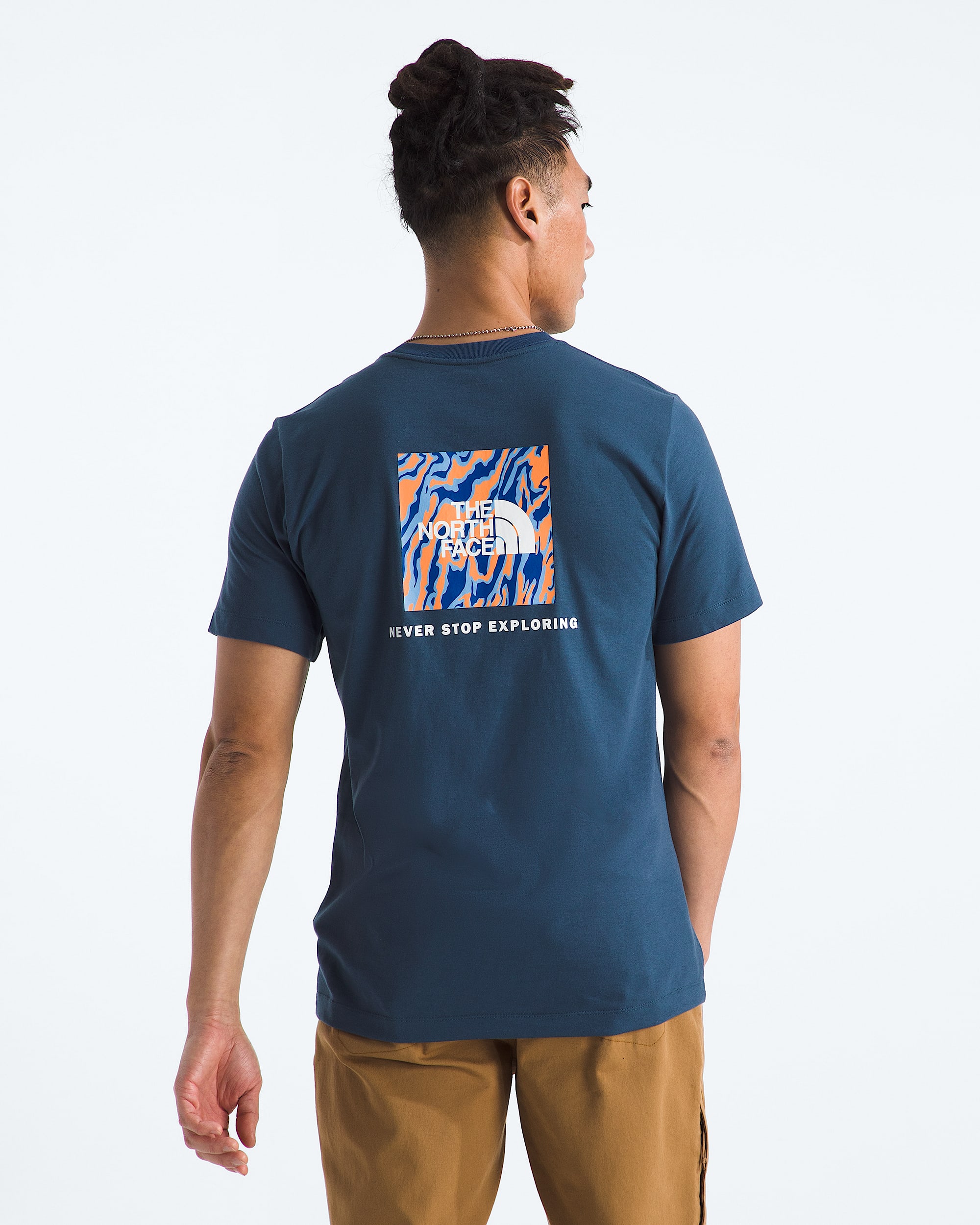 Men's Short-Sleeve Core Wavy Lines Box NSE Tee | The North Face