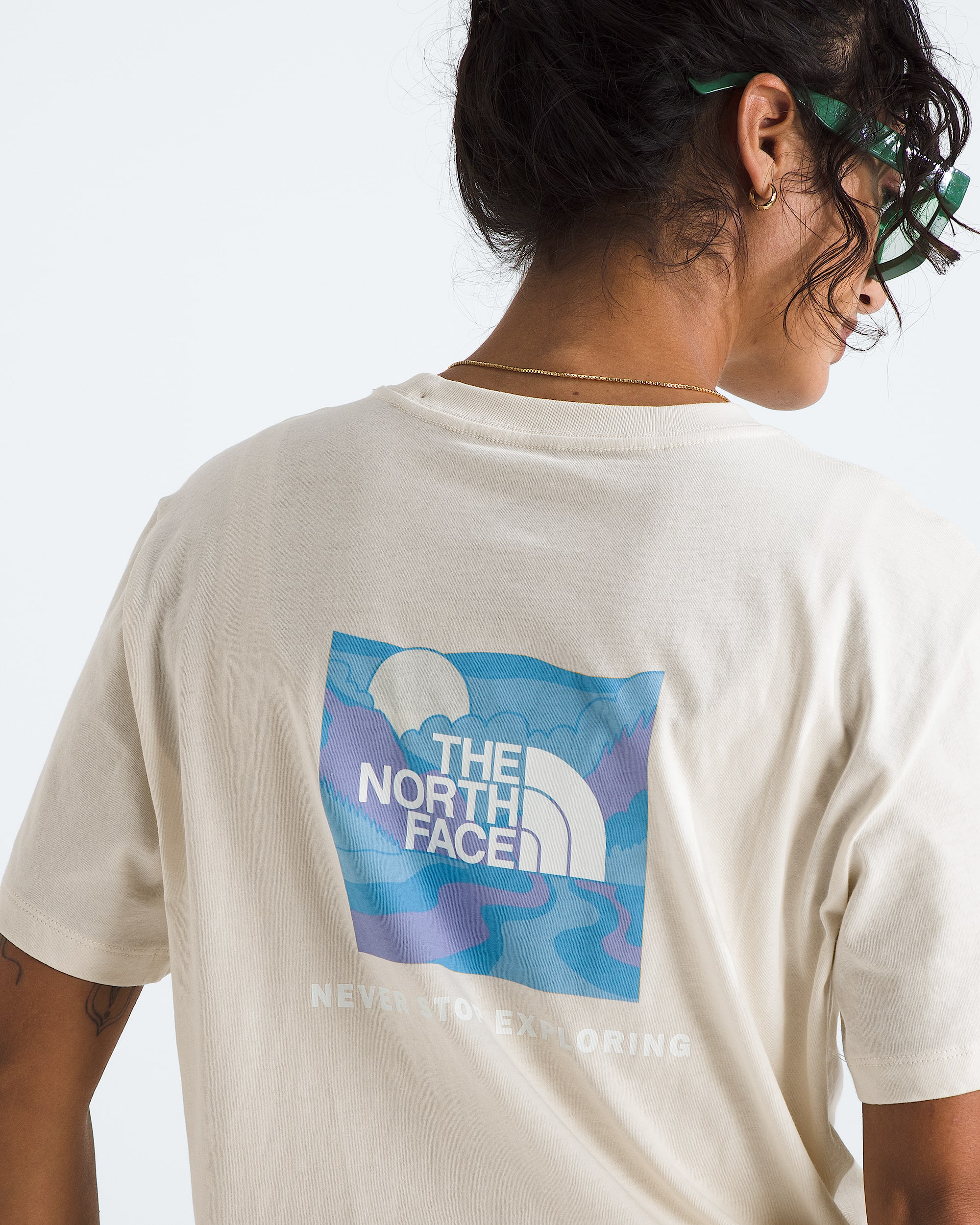 Womens ShortSleeve Core Outdoor Valley Box NSE Tee TNF HERO3